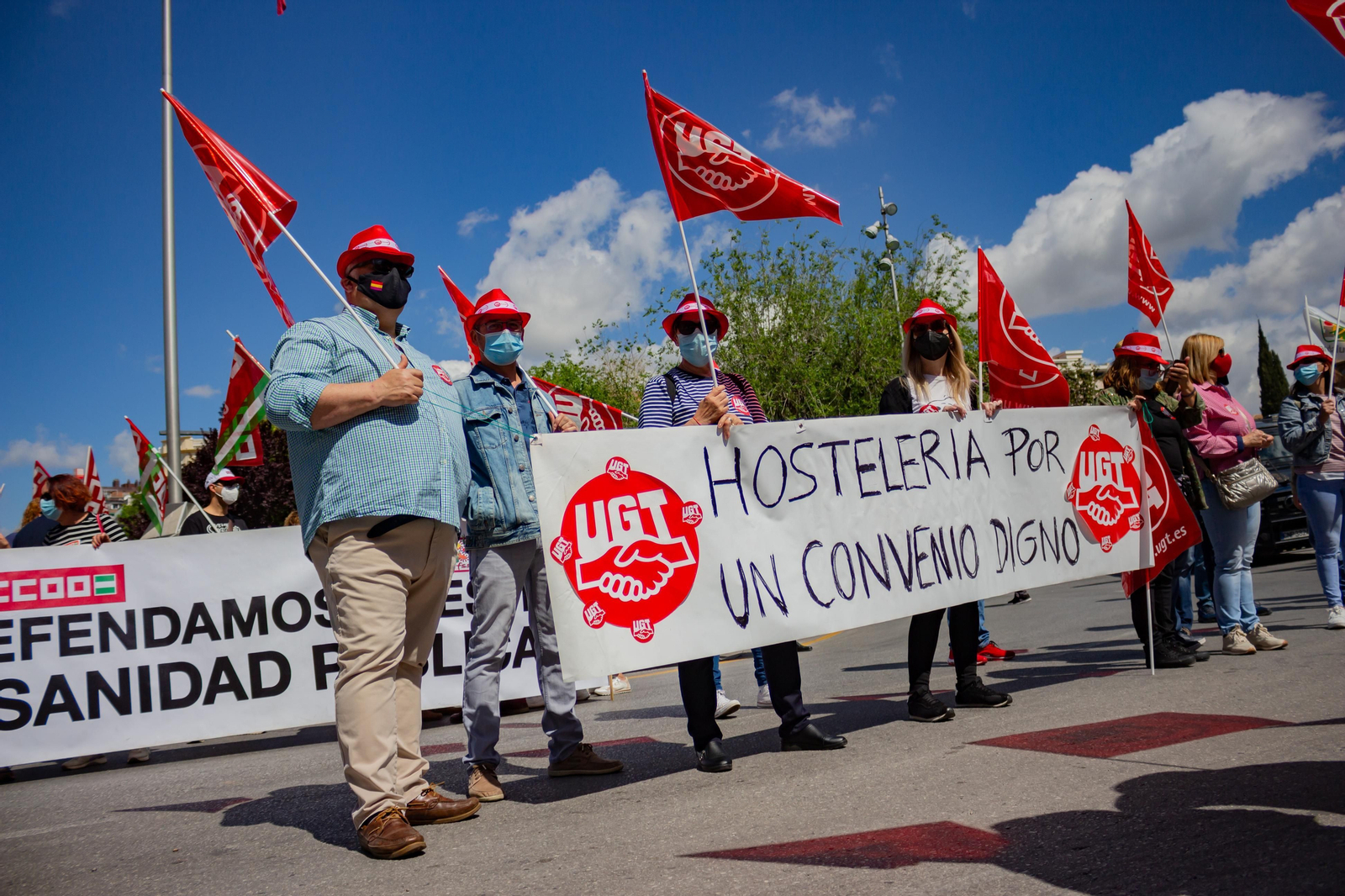 Fotos: Manifestación del 1º de Mayo en Granada