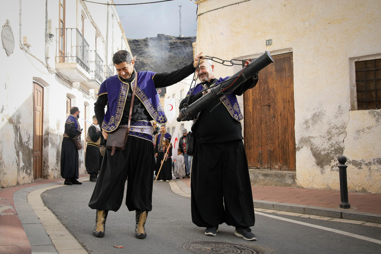 Última guerrilla en Gérgal entre moros y cristianos.