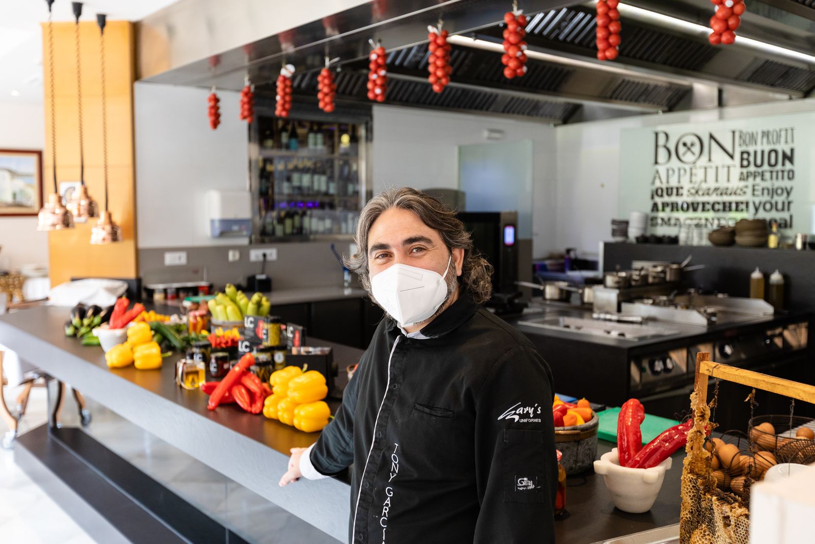 Tony García en su Espacio Gastronómico.
