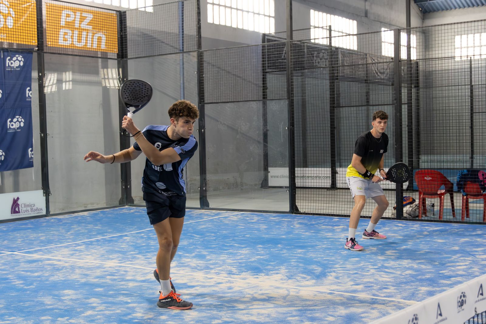 Las finales y la entrega de premios del Campeonato de Andalucía de pádel, en imágenes