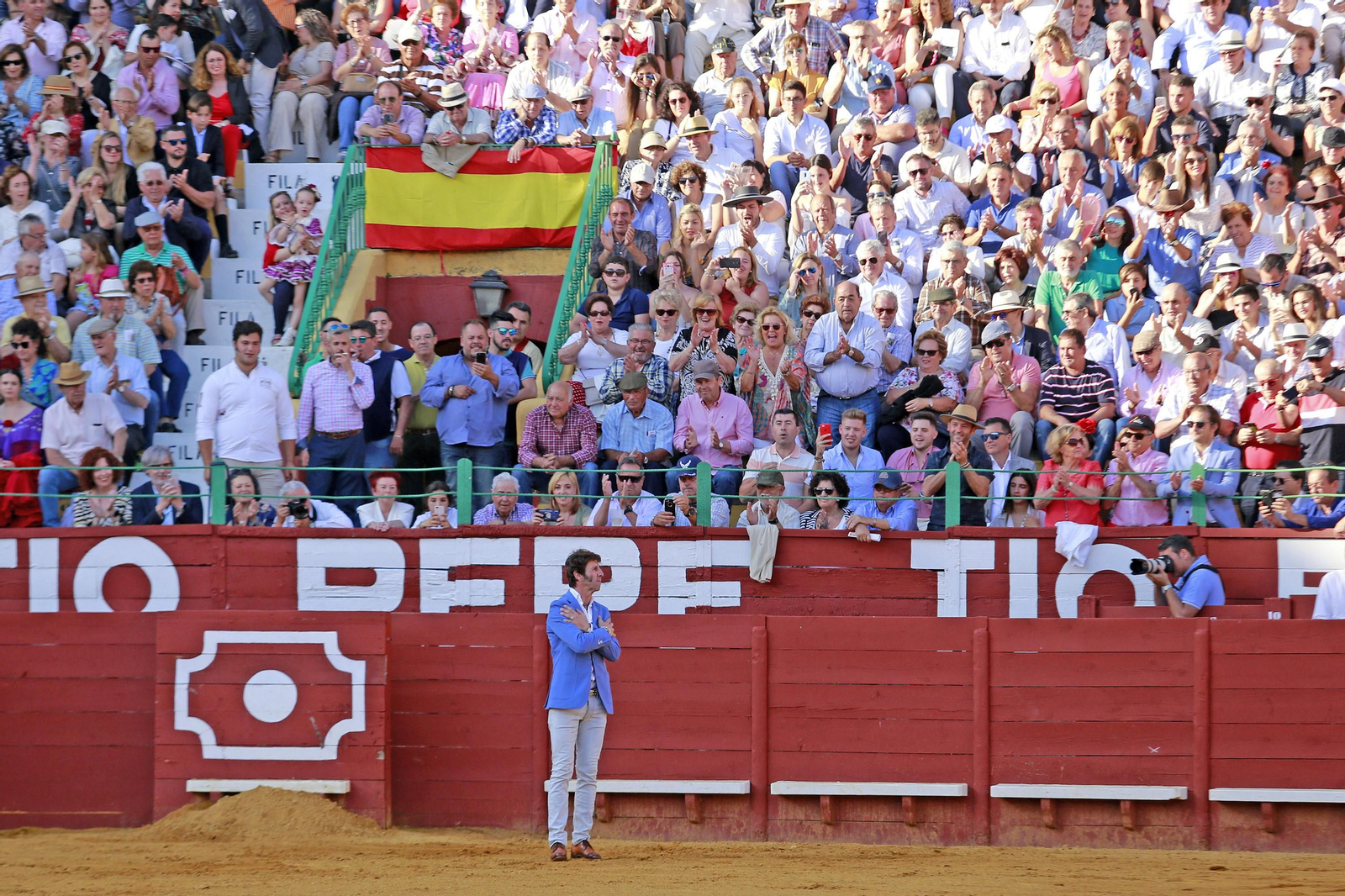 Corrida de Rejones en la plaza de Toros de Jerez