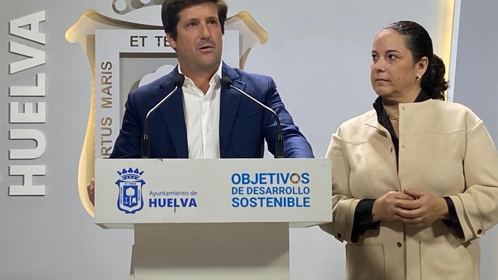 Guillermo García de Longoria durante su rueda de prensa.