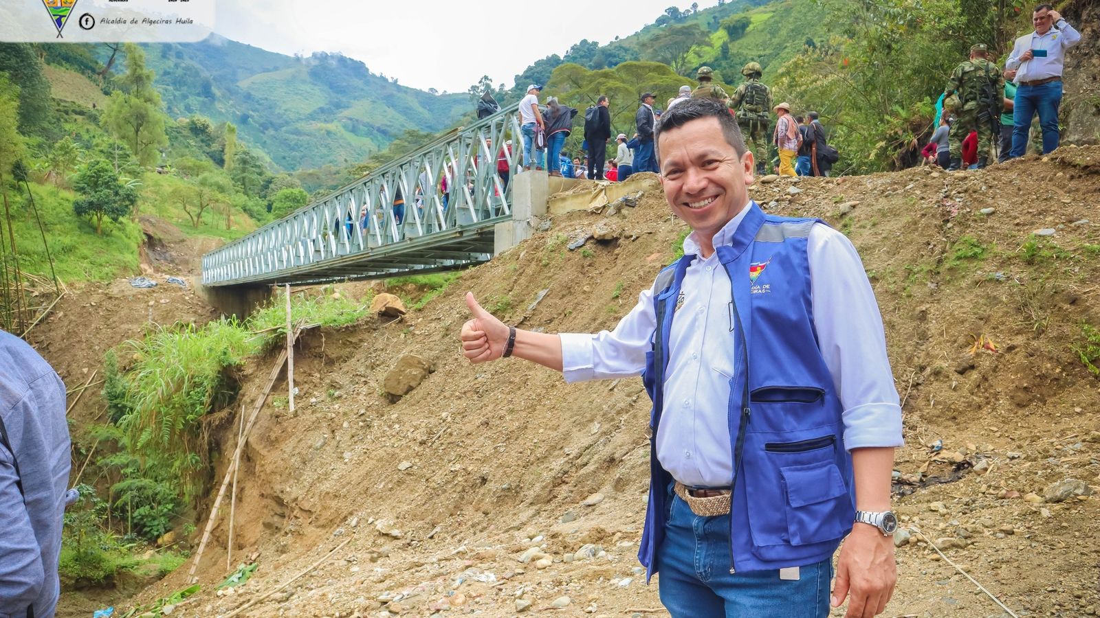 Libardo Pinto, alcalde de Algeciras, Huila, Colombia
