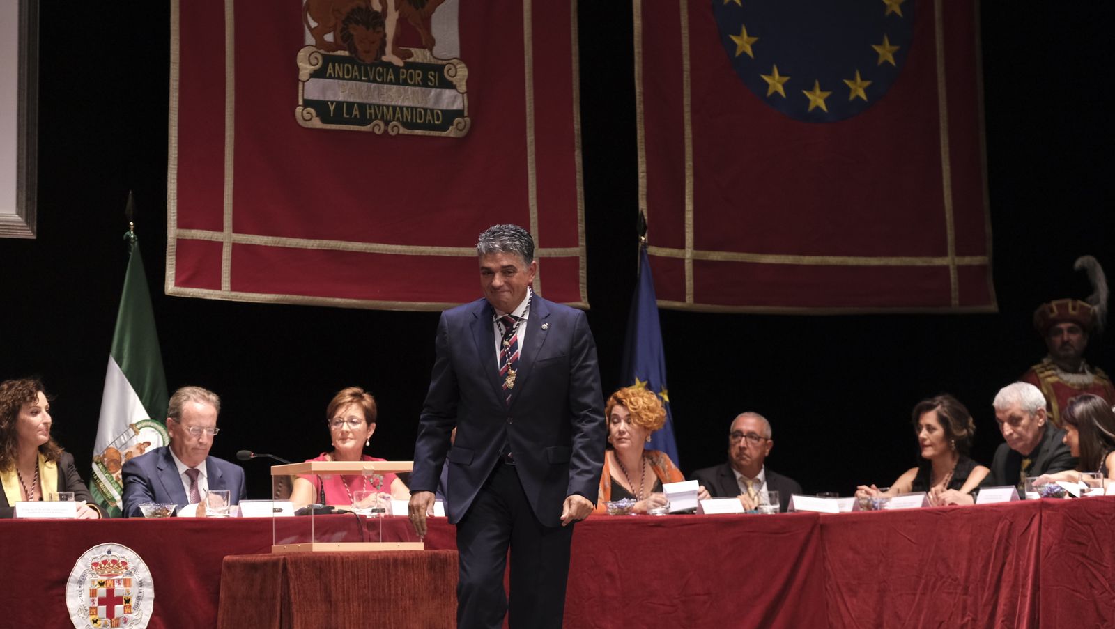 Imágenes de la investidura como Alcaldesa de Almería, de María del Mar Vázquez Agüero