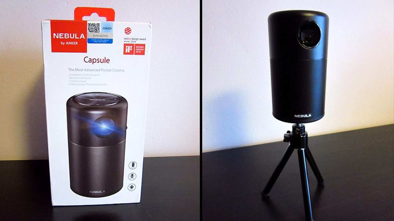 Análisis del proyector portátil Nebula Capsule