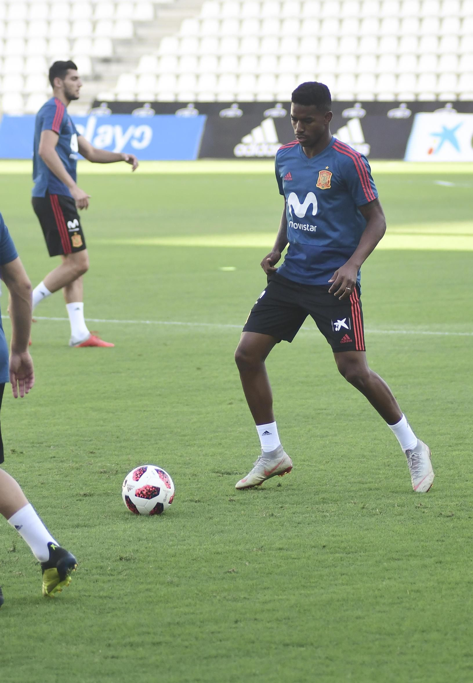 Entrenamiento de la selección sub-21 en El Arcángel