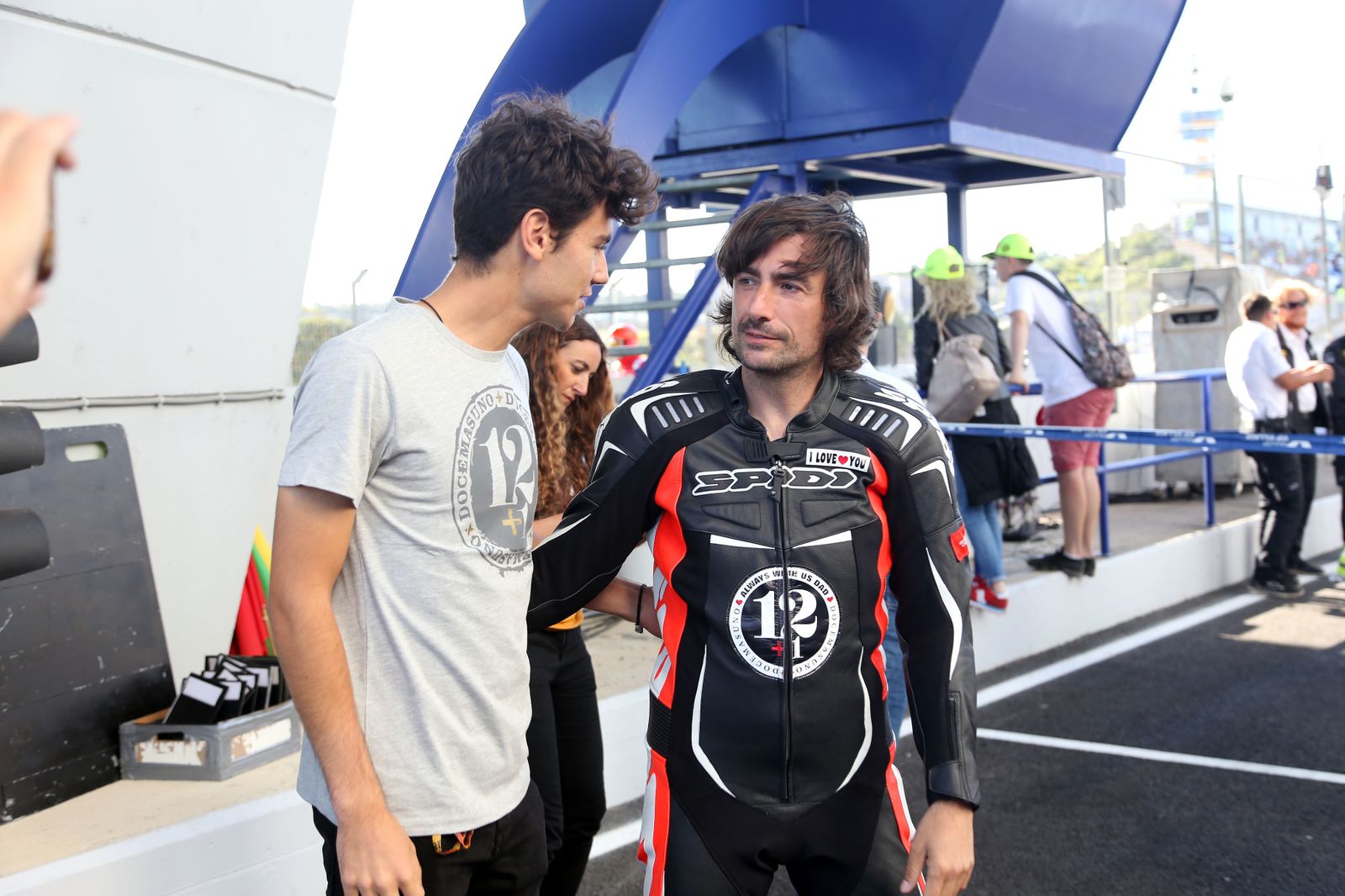 Las imágenes del homenaje a Ángel Nieto en el GP de España