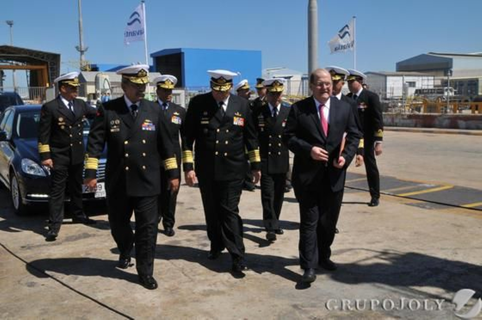 Navantia entrega el ´Kariña´a la armada venezolana. 

Fotos: Javier González