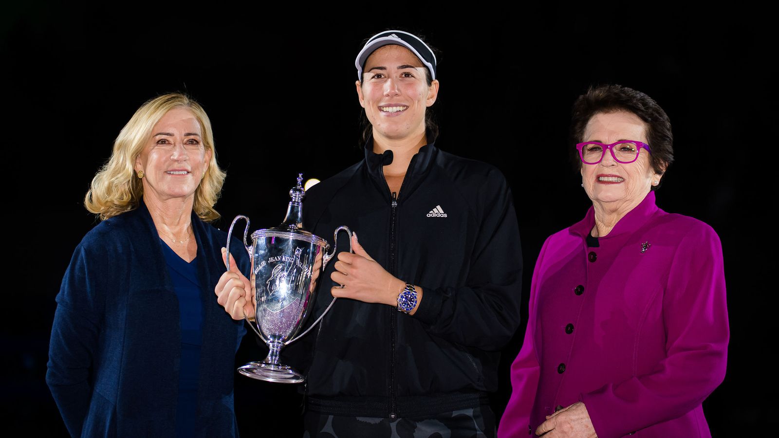La celebración de Muguruza como 'maestra' del tenis