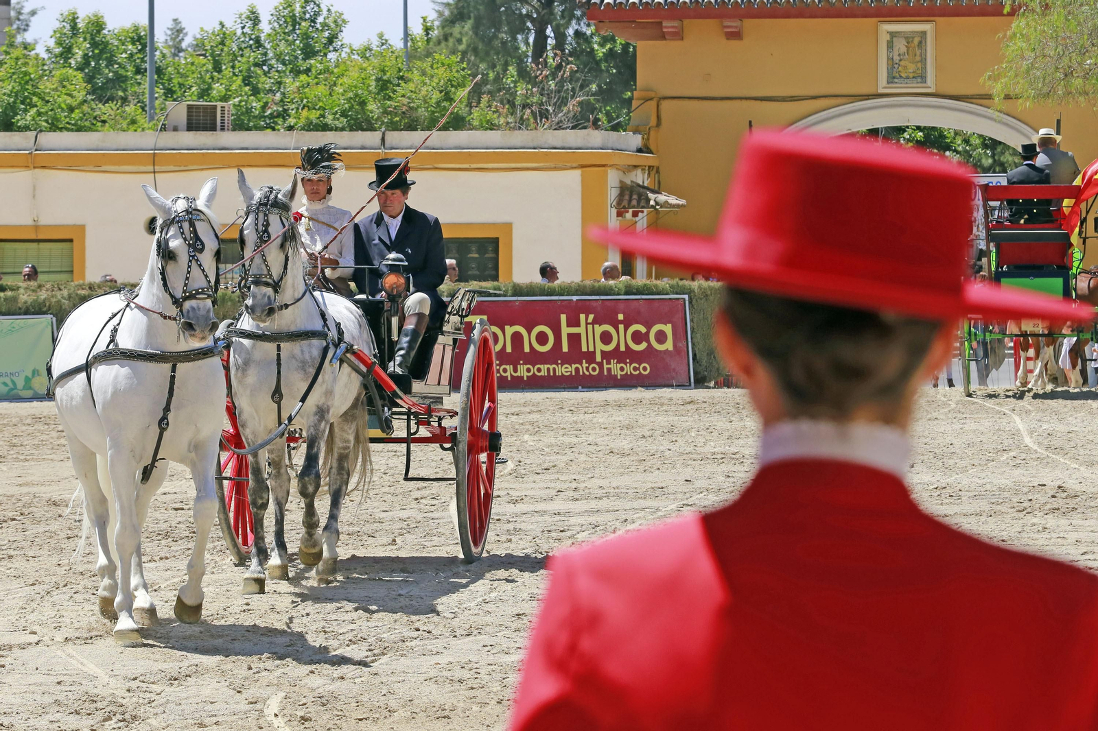 Trofeos de los concursos de Enganches y Morfológicos en la Feria de Jerez