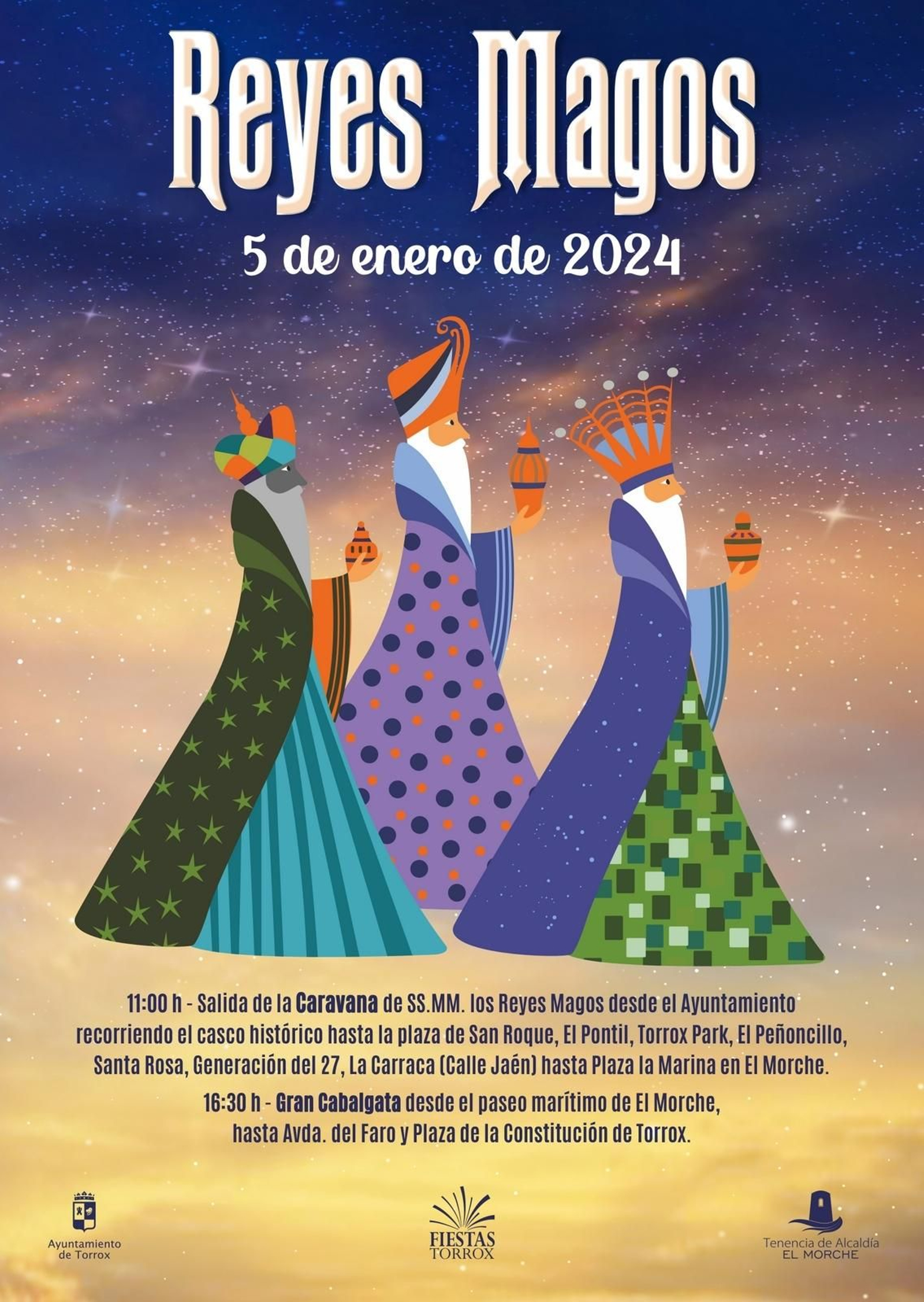 Cartel de los Reyes Magos de Torrox
