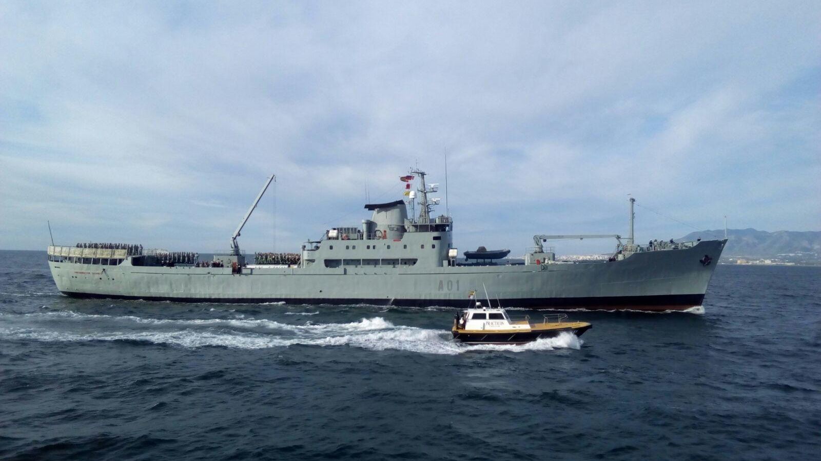 El desembarco de la Legión.