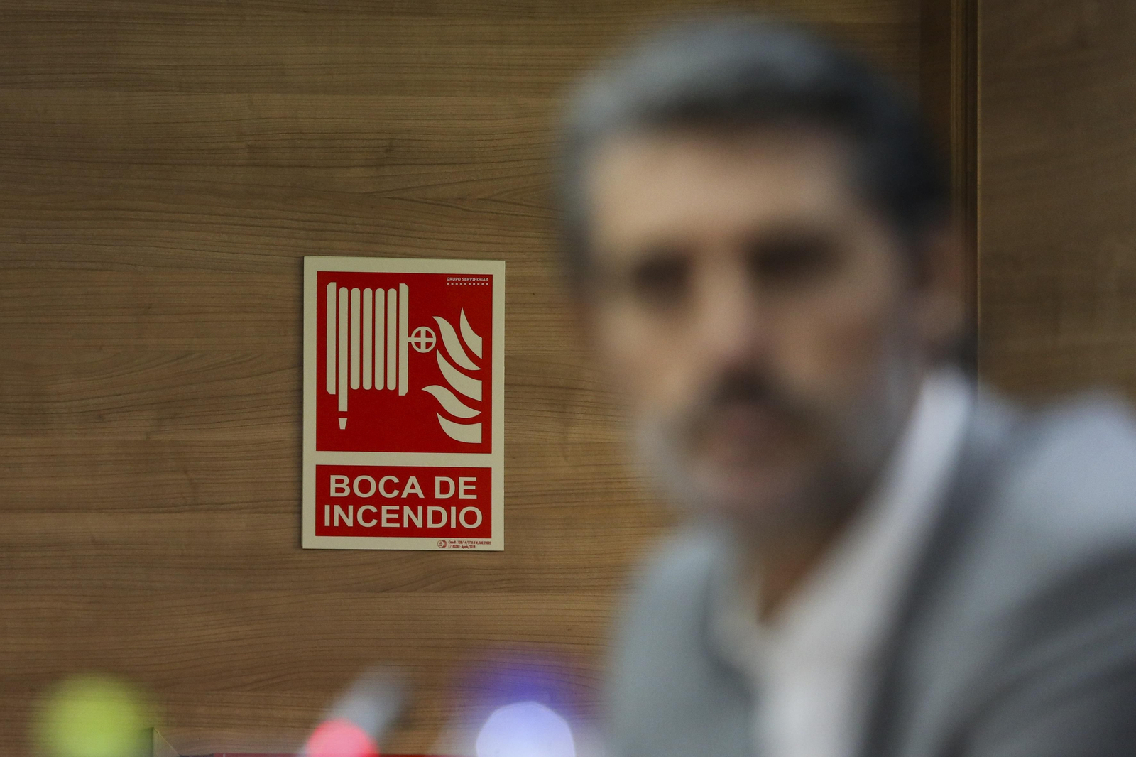 Una imagen de la rueda de prensa de Caminero y Jofre.