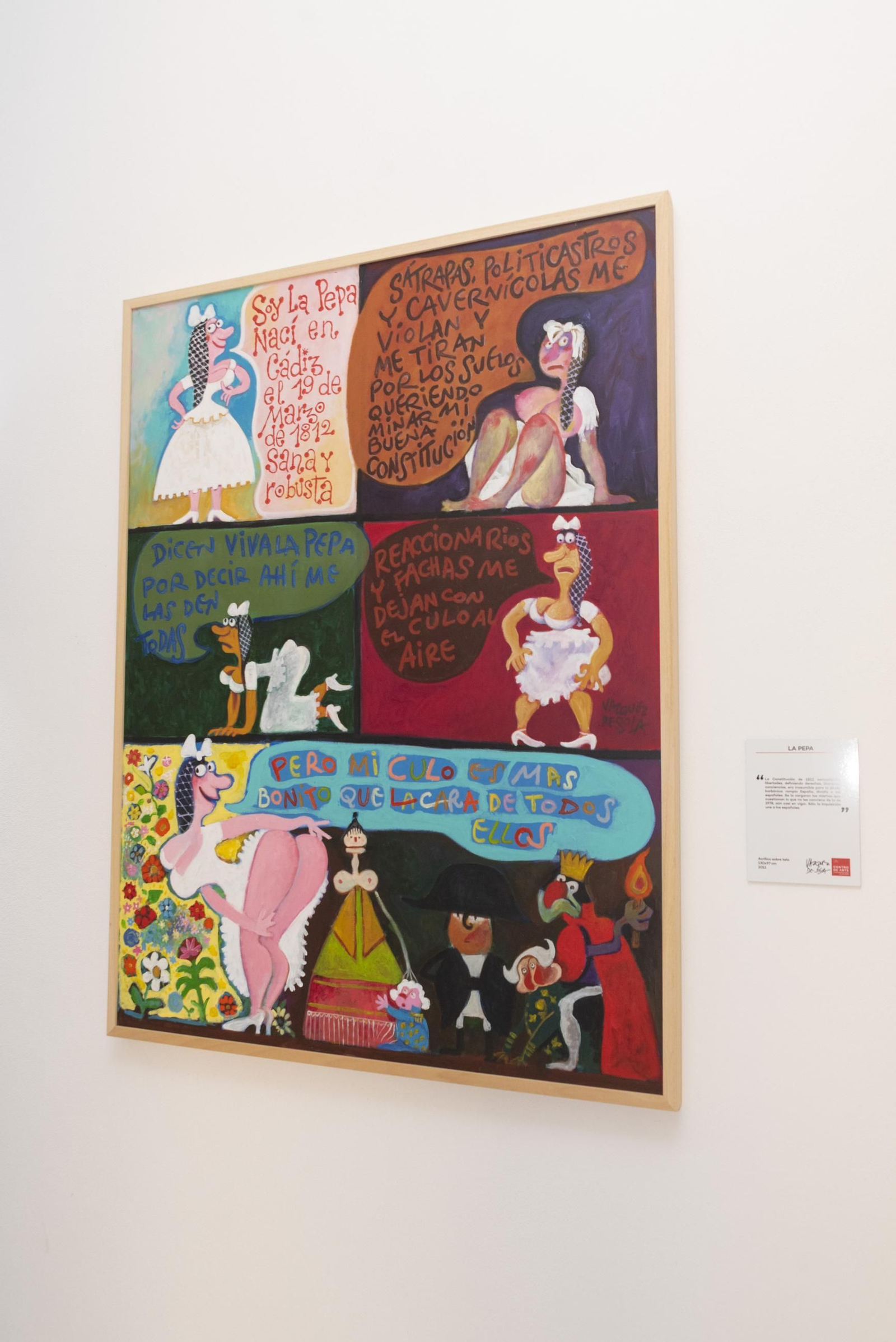 Fotos de la exposición permanente de Andrés Vázquez de Sola en el Centro de Arte Contemporáneo de San Roque