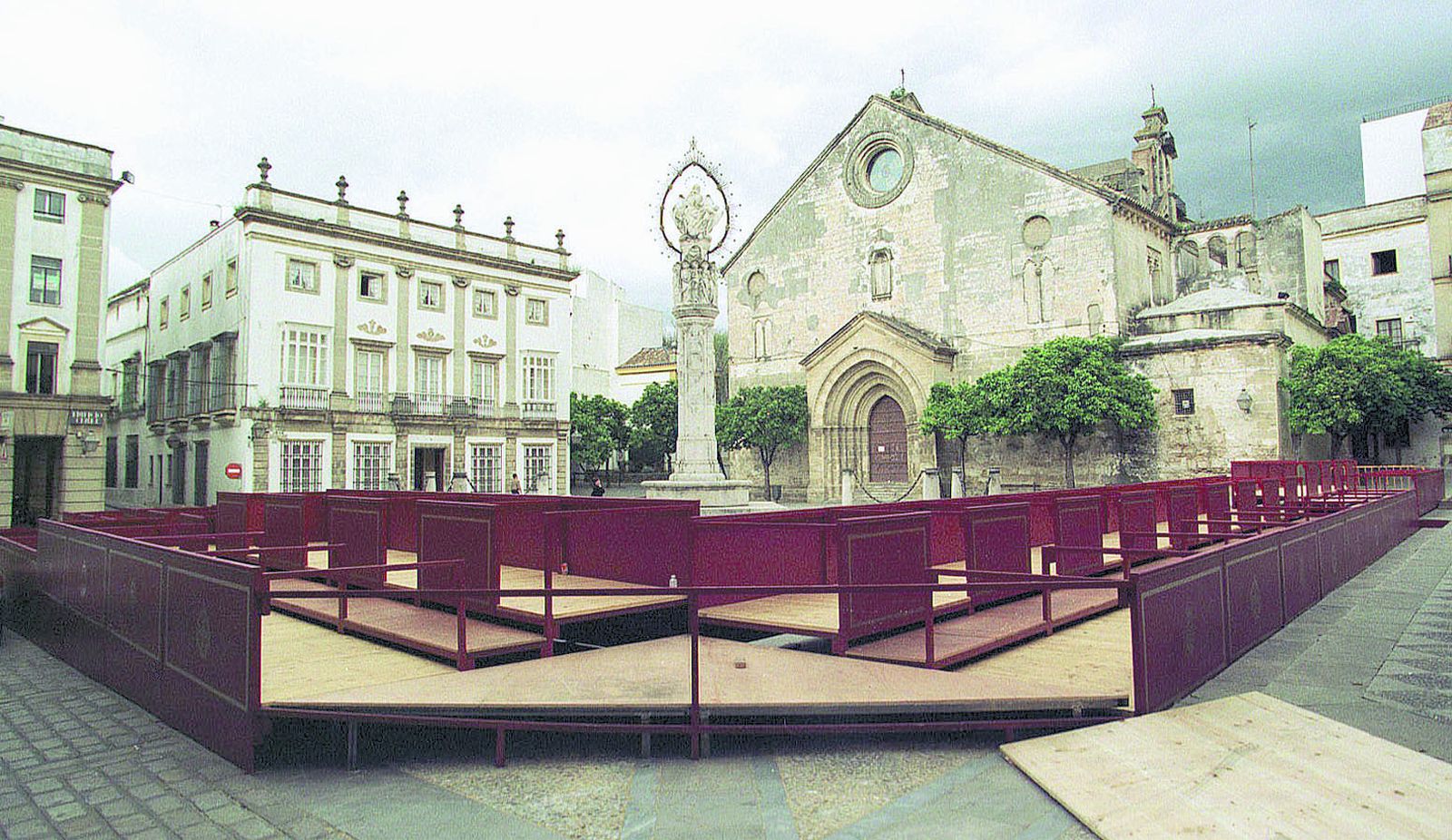 Palcos en la carrera oficial