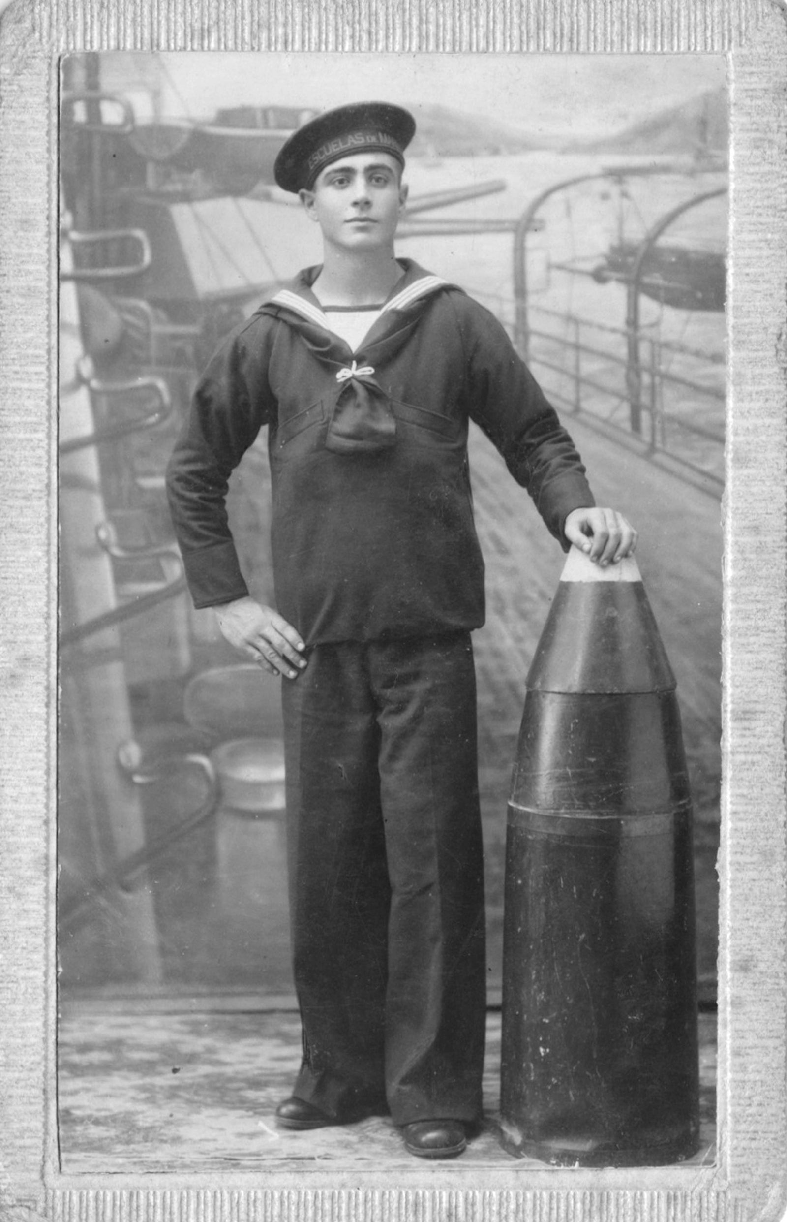 El isleño Antonio Cortejosa, en una fotografía tomada en Ferrol en 1928.