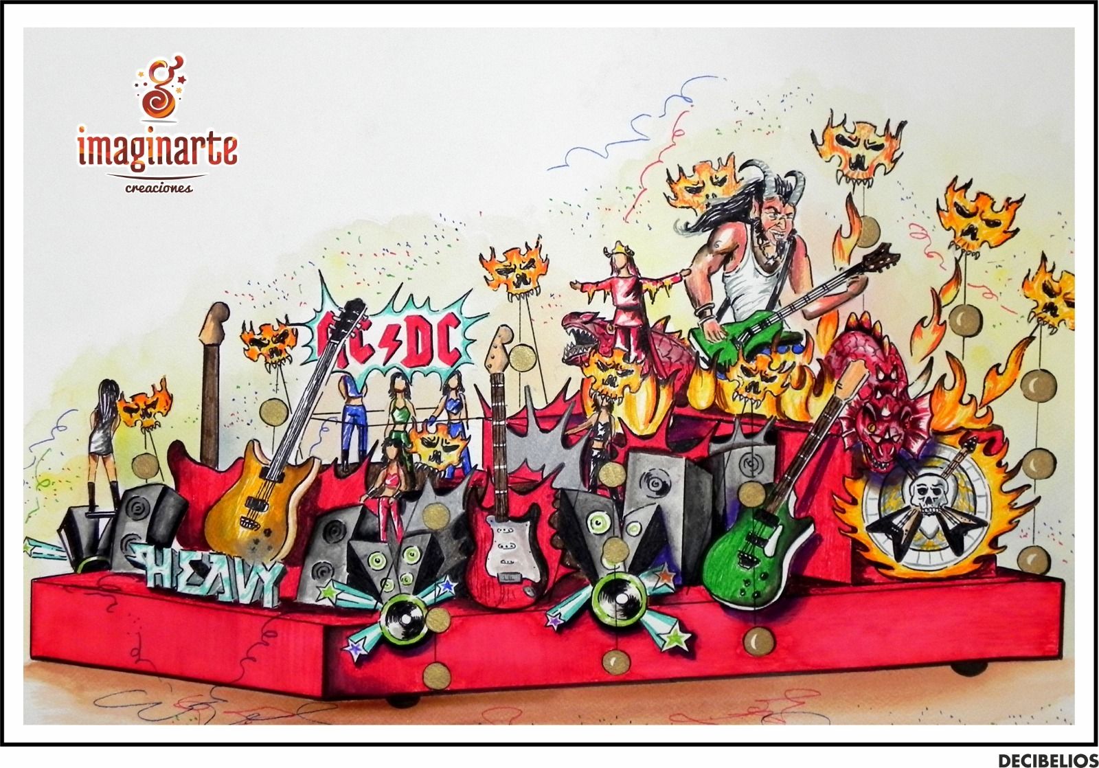 Así son las carrozas de la gran cabalgata de Carnaval de San Fernando 2020