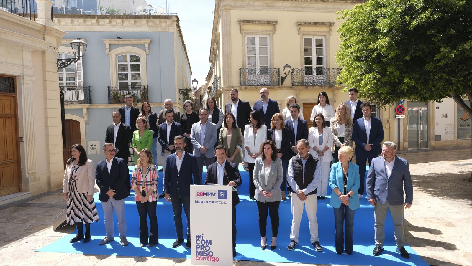 Imágenes de la presentación de la candidatura municipal del PP a Almería capital