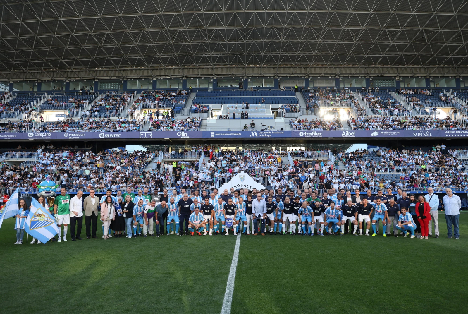 El Partido de Leyendas del Málaga CF, en imágenes