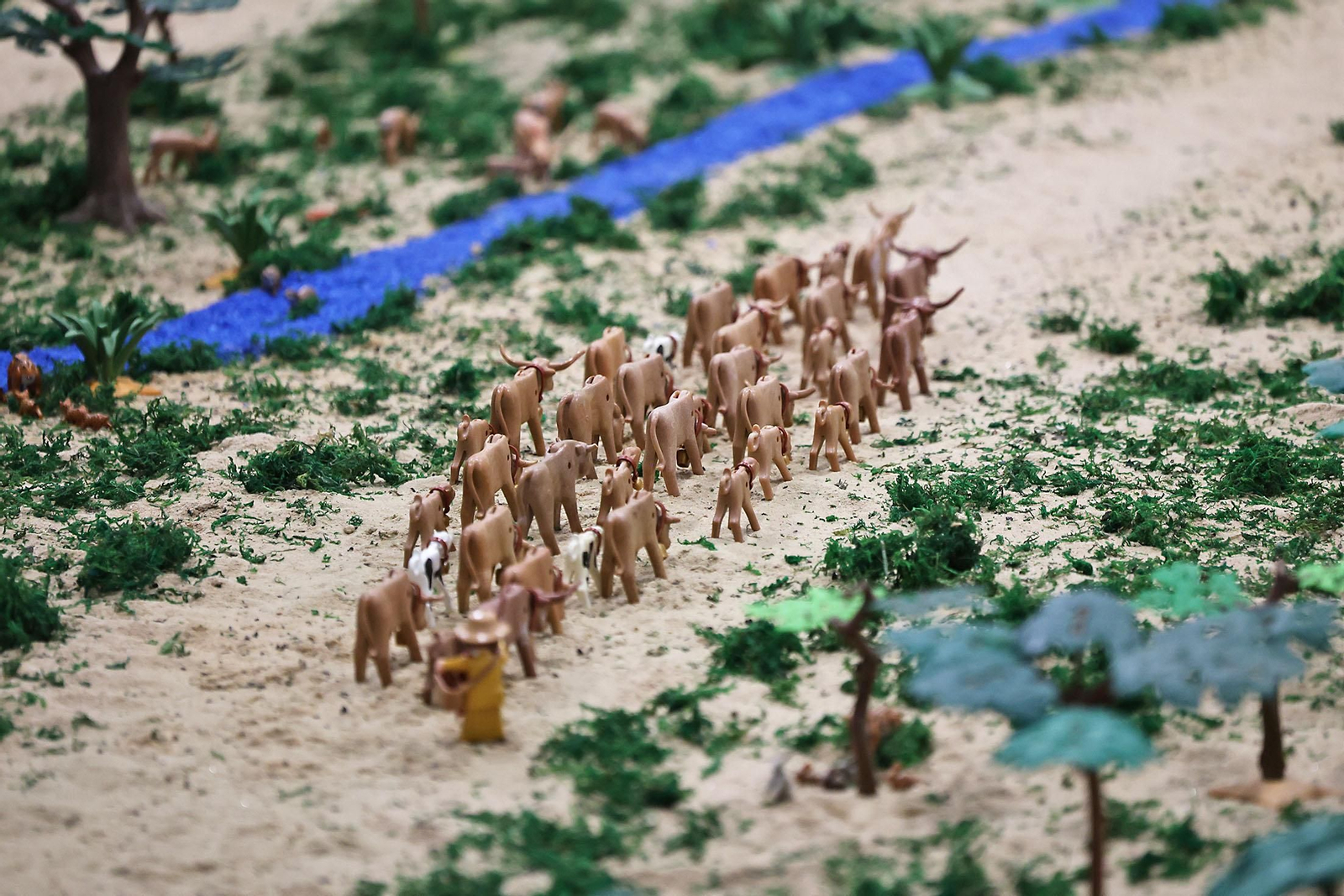 Imágenes del Belén de Playmobil más grande del mundo dedicado al Rocío