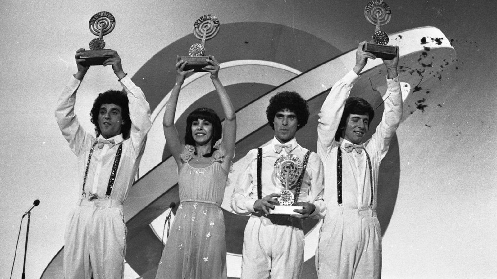 El grupo israelí, de origen yemeni, Alphabeta, ganadores del Festival de 1978