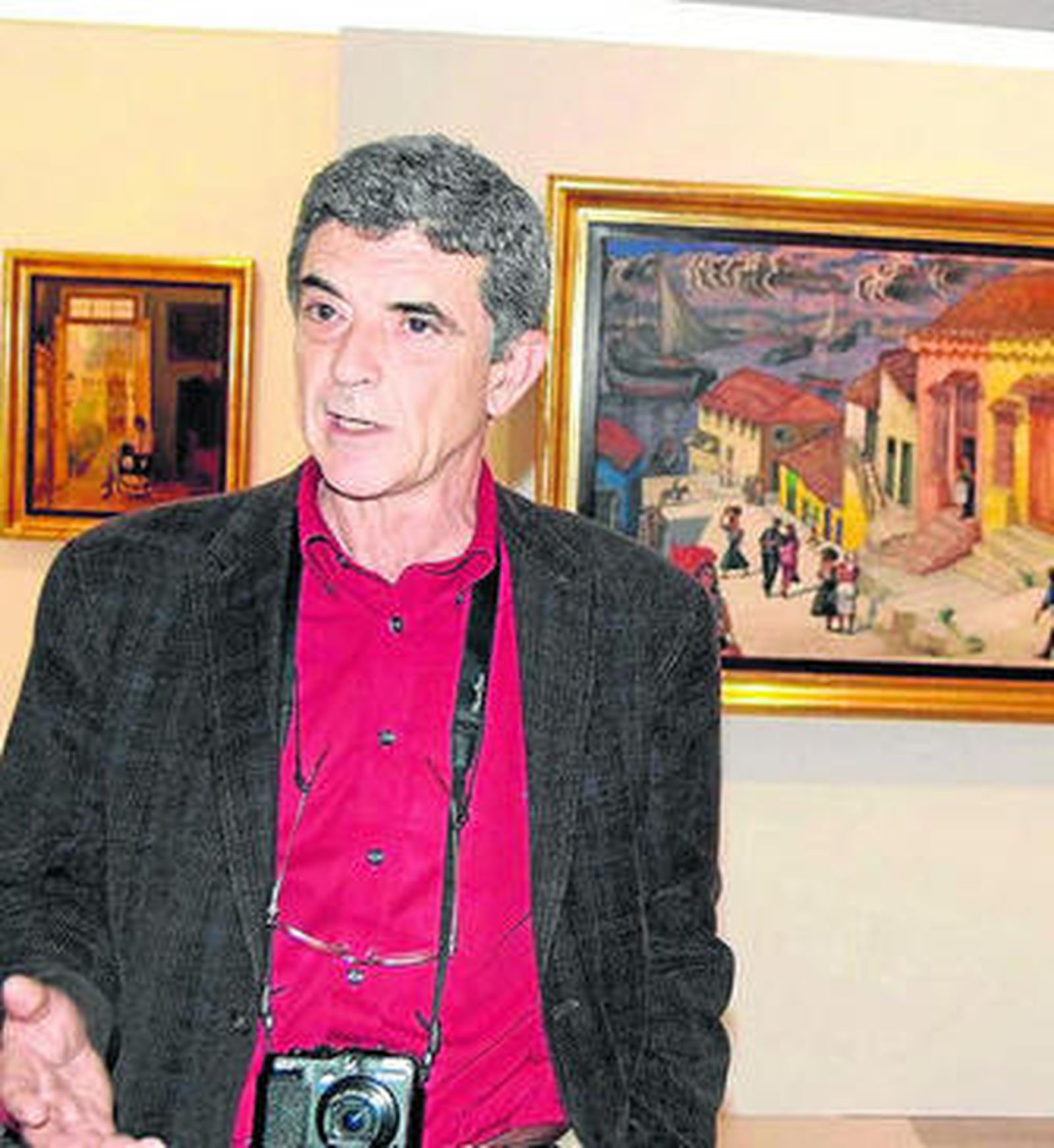 José Manuel Marín es el dueño de la colección de arte.