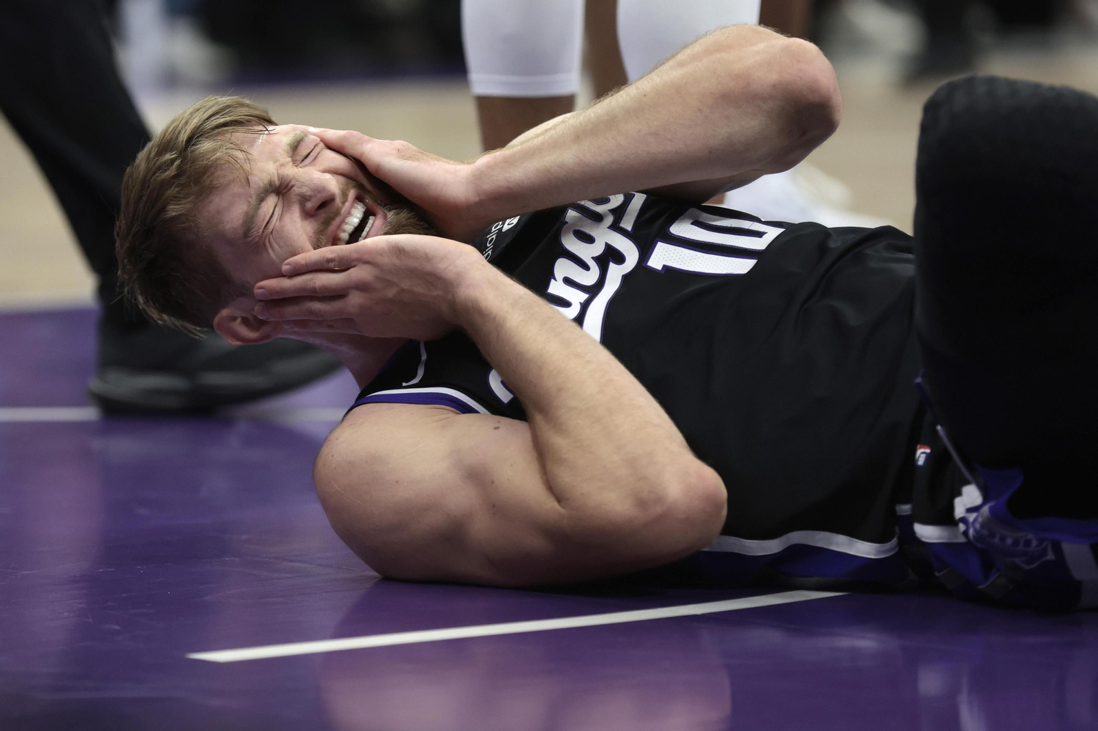 La noche mágica de Domas Sabonis, en fotos