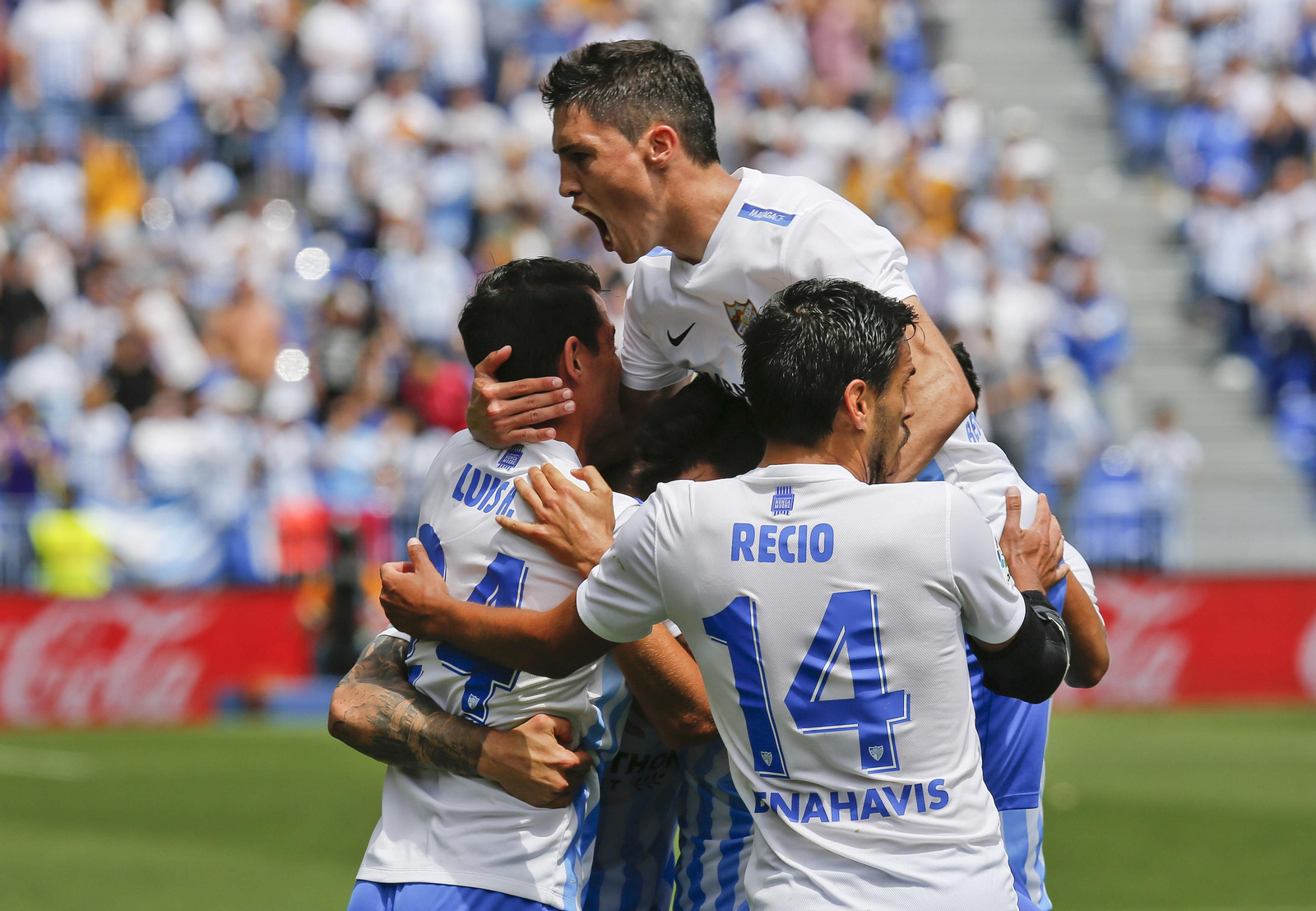 Las imágenes del Málaga-Valencia