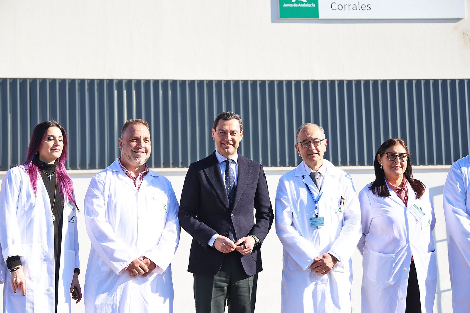 Las fotografías de la inauguración del consultorio de salud de Corrales.