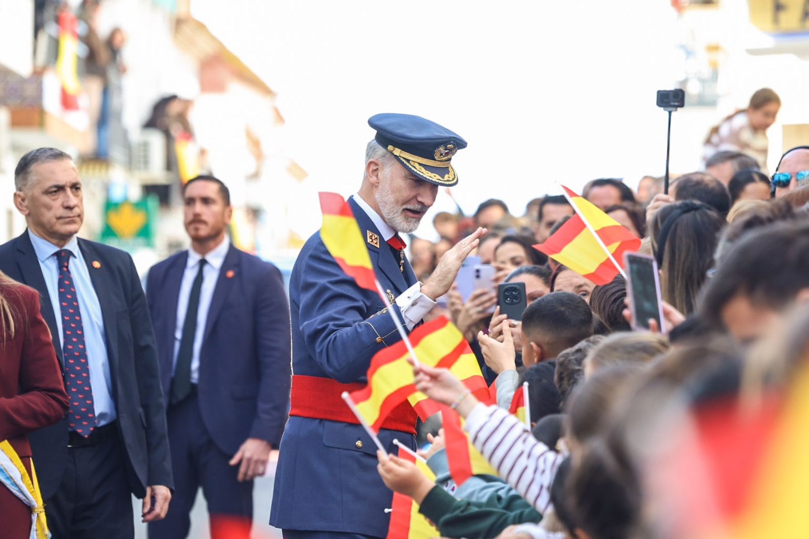 La llegada de S.M. el Rey Felipe VI a Palos de la Frontera, en fotografías