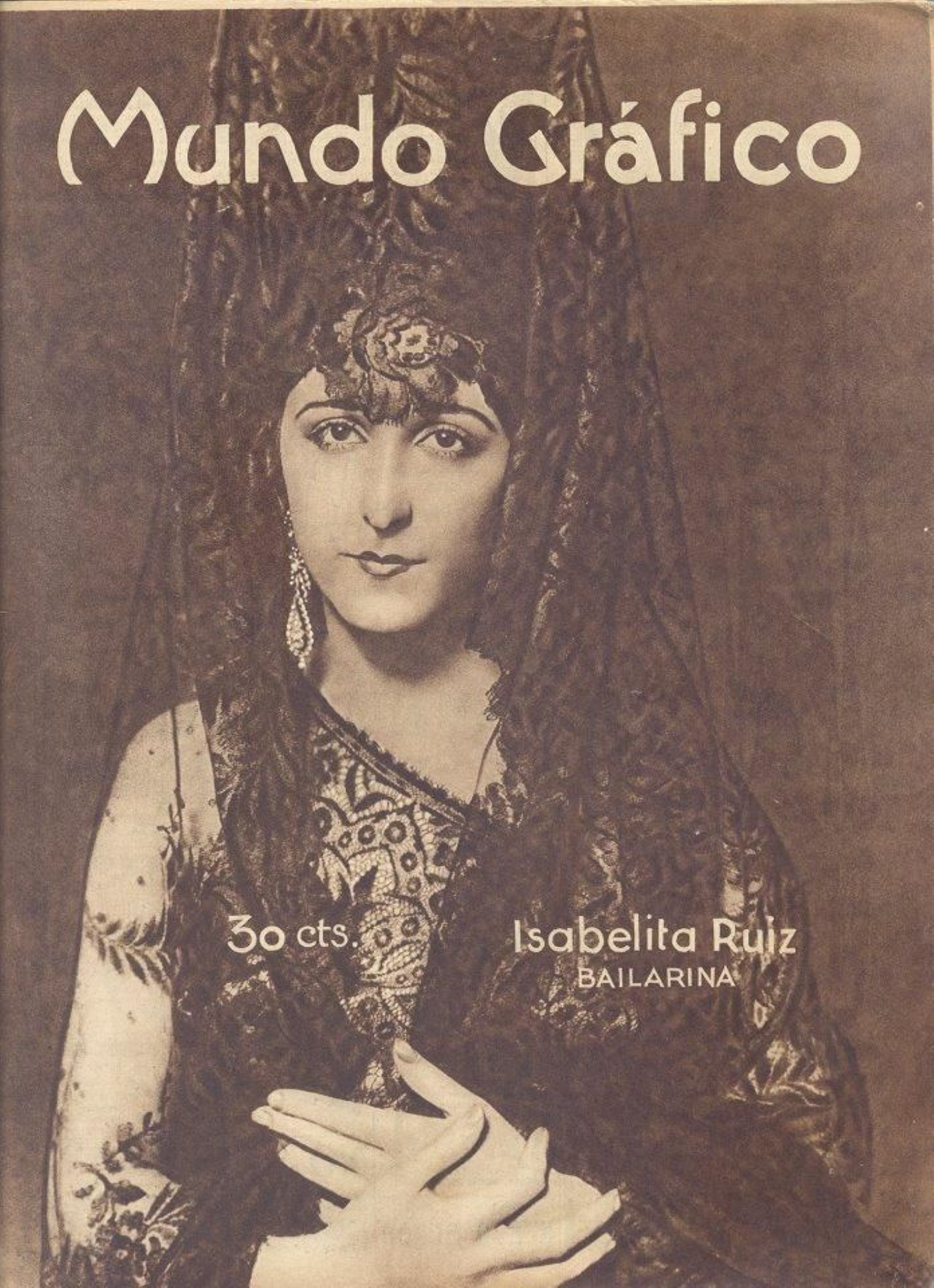 Portada de Mundo Gráfico, 1923. Portada de Mundo Gráfico, 1923.