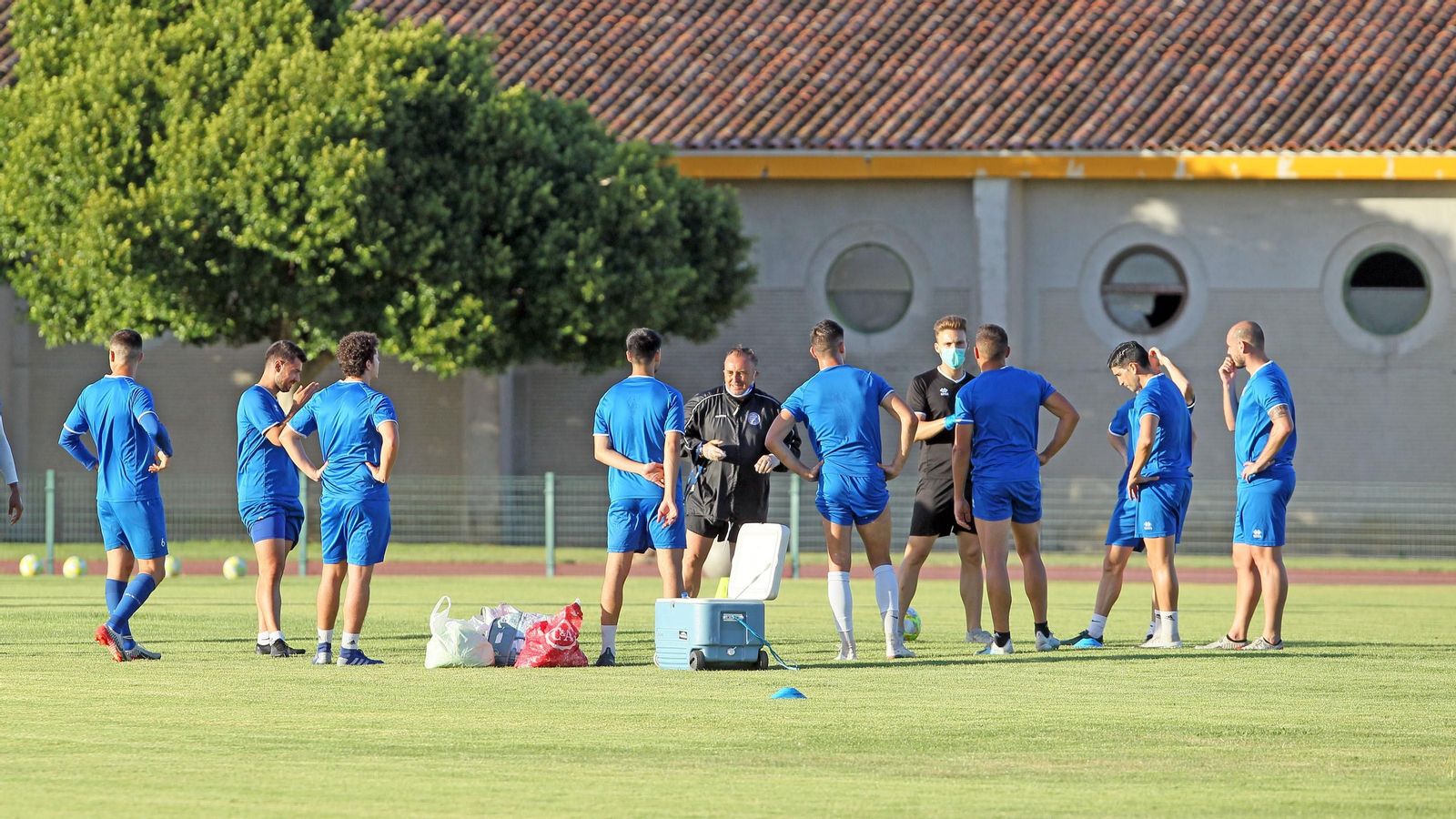 Primer entrenamiento del Xerez DFC en el Pepe Ravelo