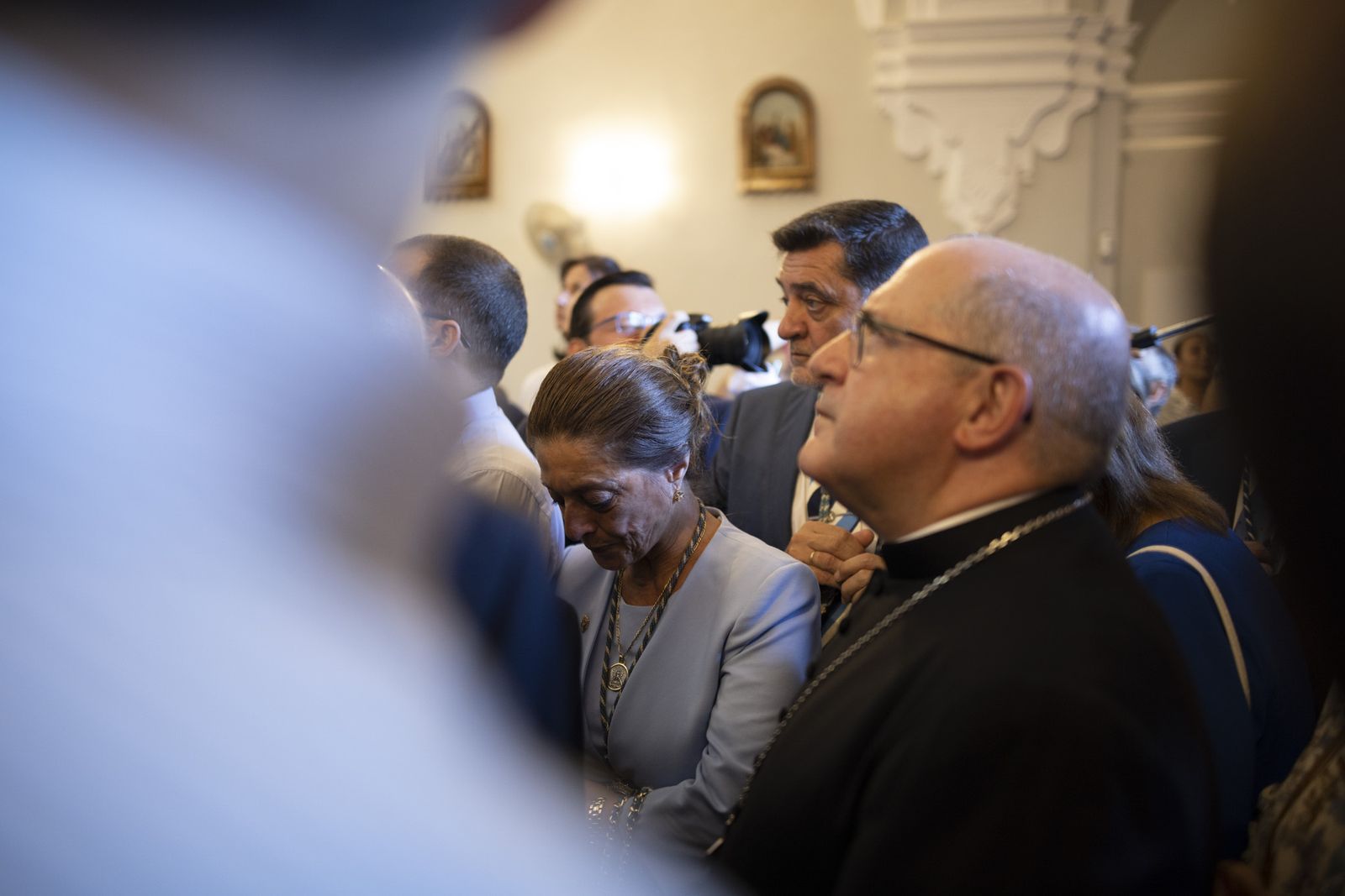 Imágenes de la salida de la Virgen de la Cinta desde la Catedral hacia el Santuario