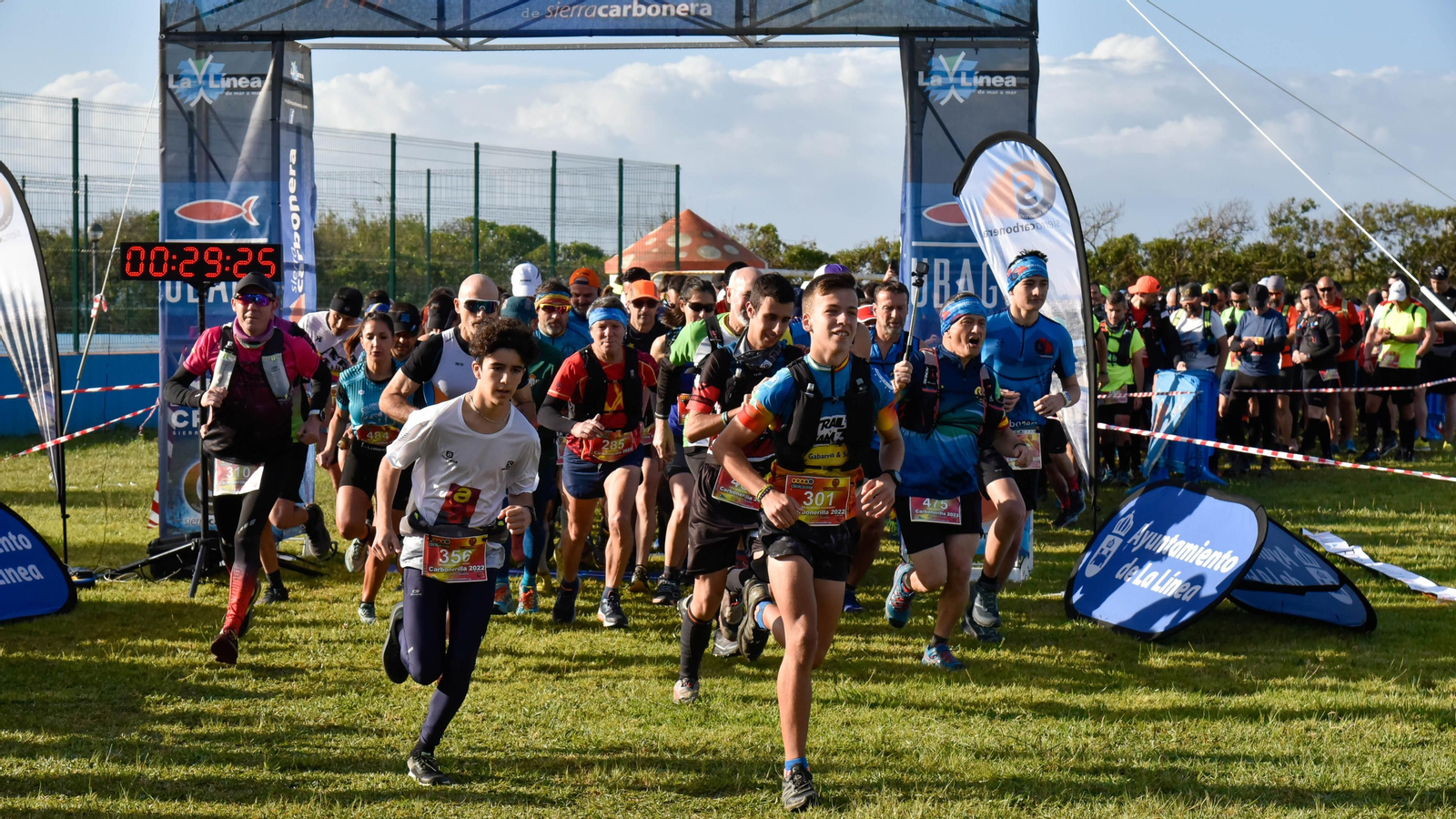 Carrera de la 'Cresta de Sierra Carbonera' en La Línea
