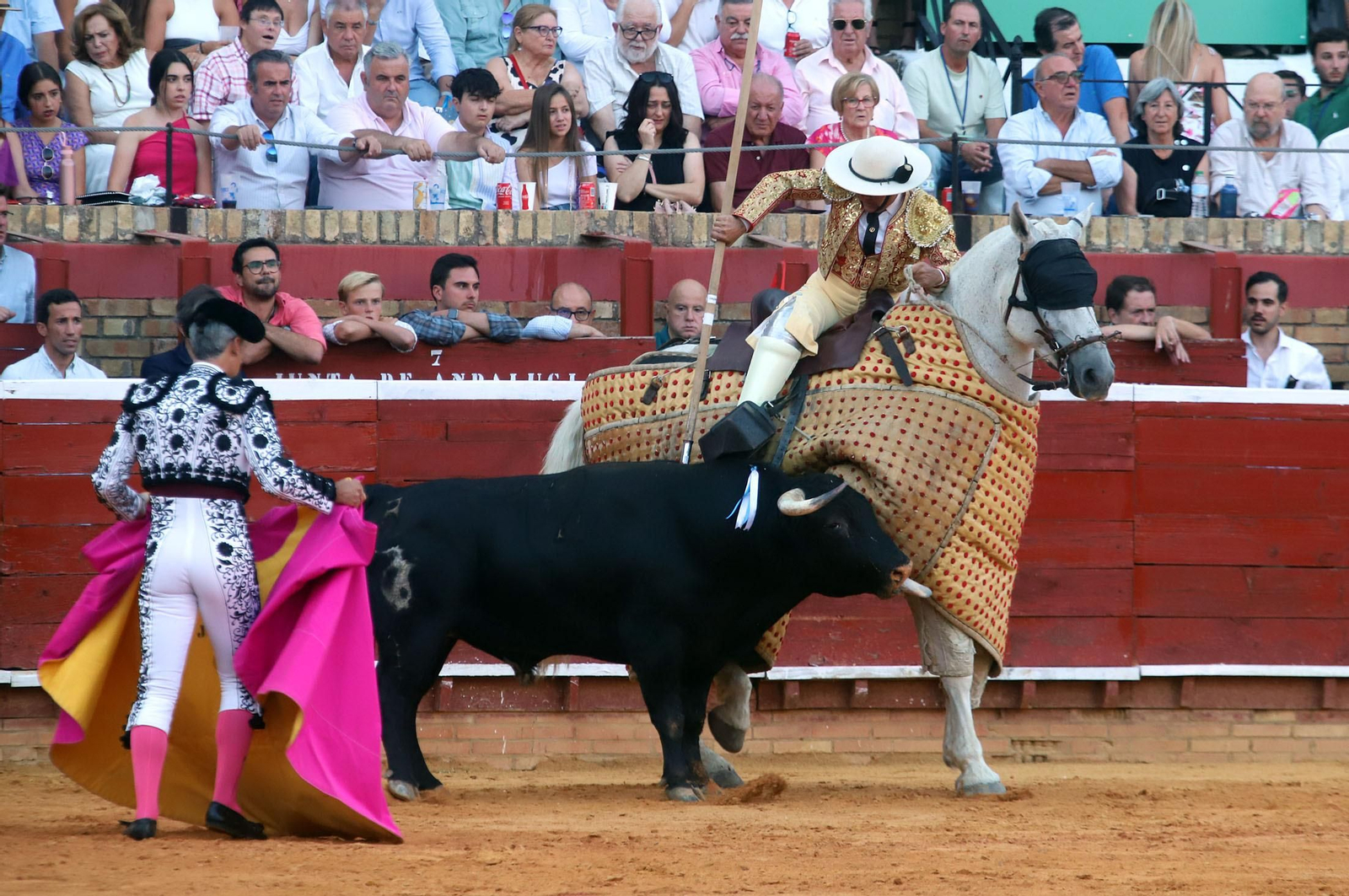Colombinas 2023: Corrida de Toros de Sebastián Castella, Pablo Aguado y Emilio Silvera en La Merced, Huelva