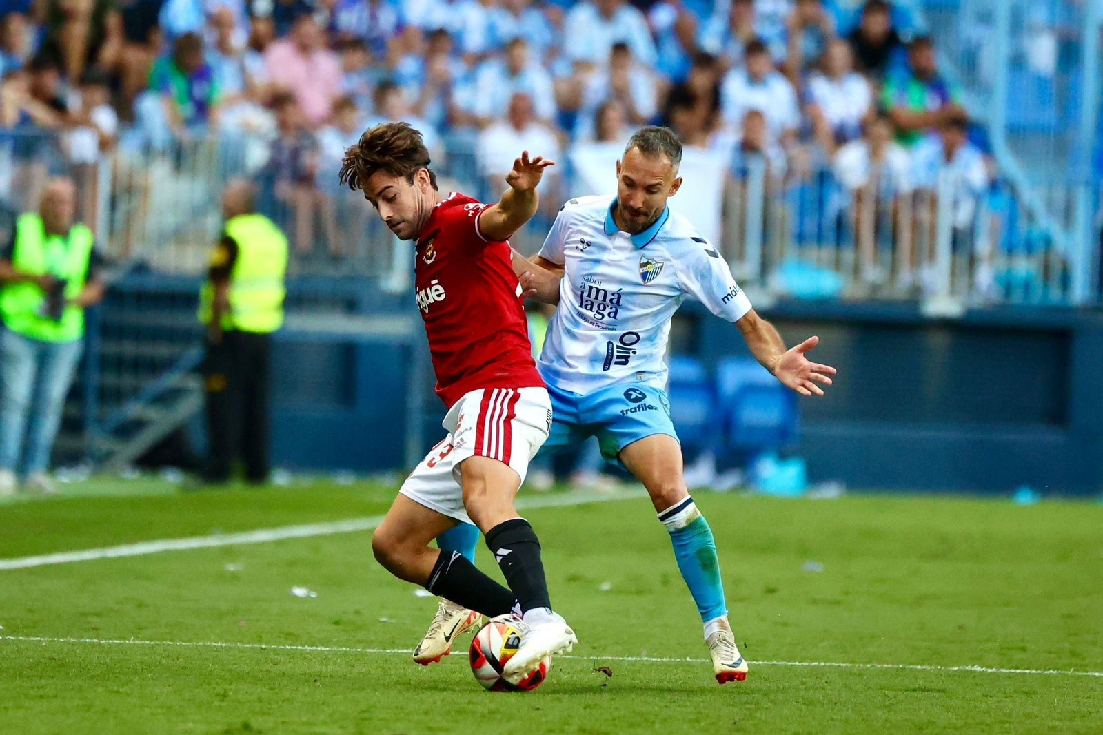 La ida de la final entre Málaga CF y Nàstic, en fotos