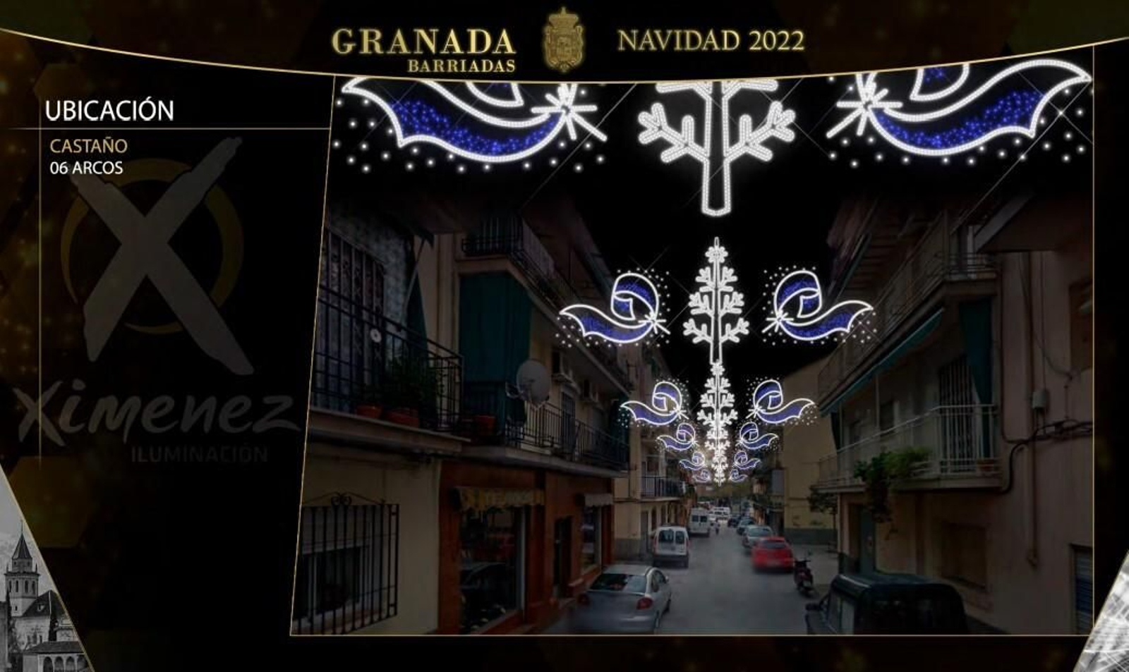 Estas son las luces de Navidad de los barrios de Granada, calle por calle