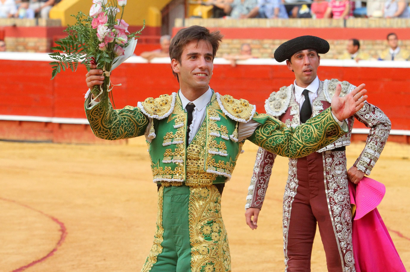 Faena de Emilio Silvera en la novillada de la Plaza de La Merced