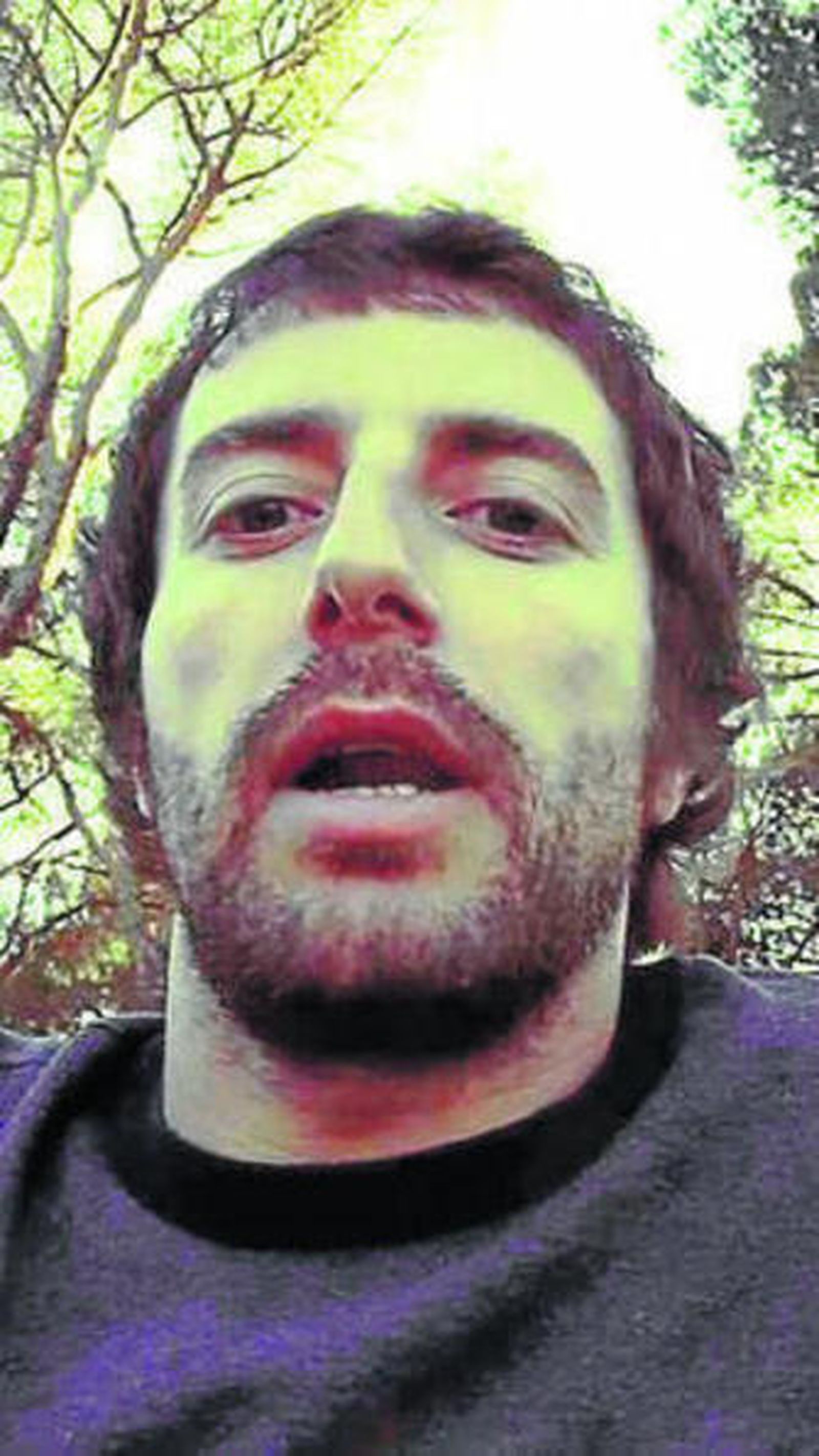 Wences Lamas, en acción.