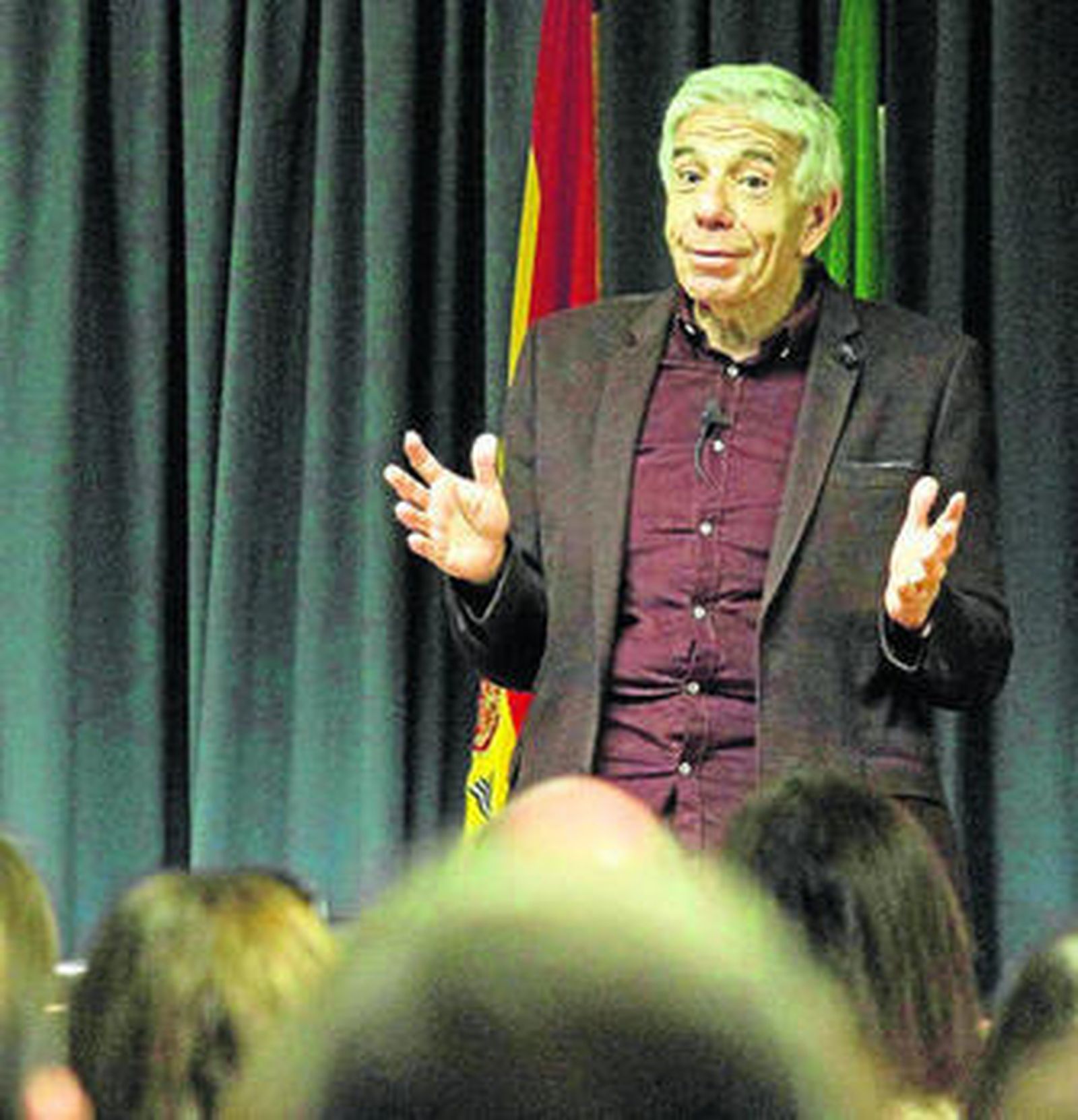 Eduard Estivill, durante su conferencia de ayer en la UNED.