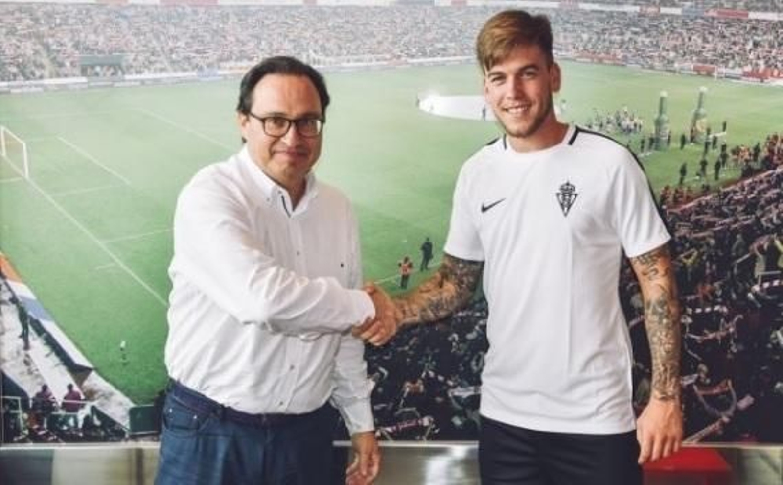 Álvaro Jiménez, ya en Gijón.