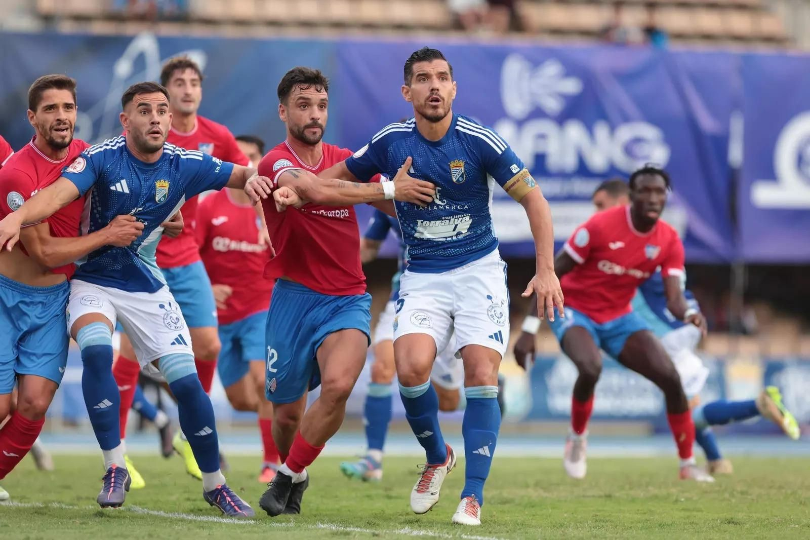 Josete, en el partido contra el Estepona.