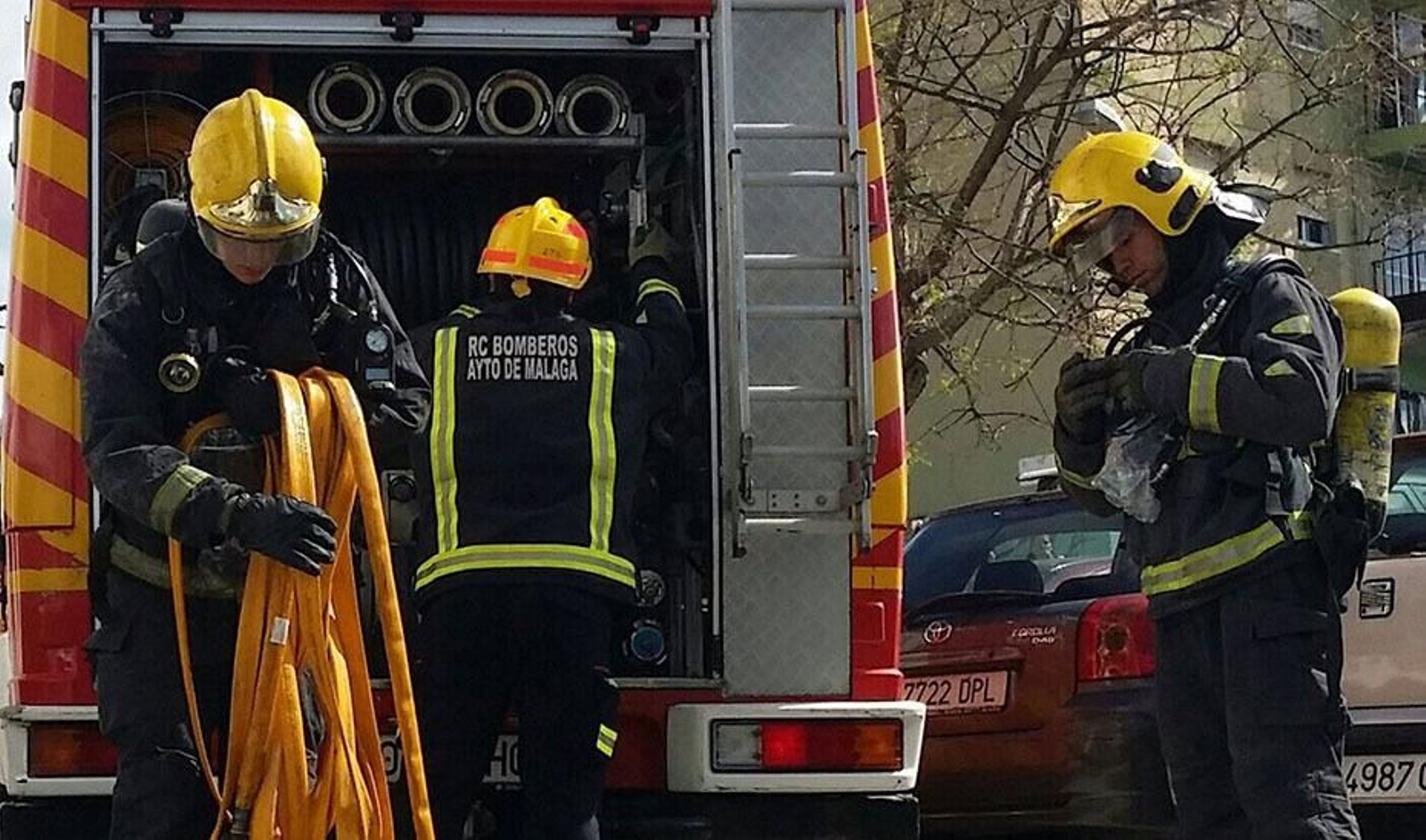 Bomberos de Málaga.