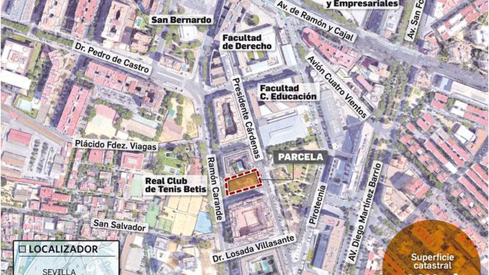 Parcela de Emvisesa propuesta para una permuta