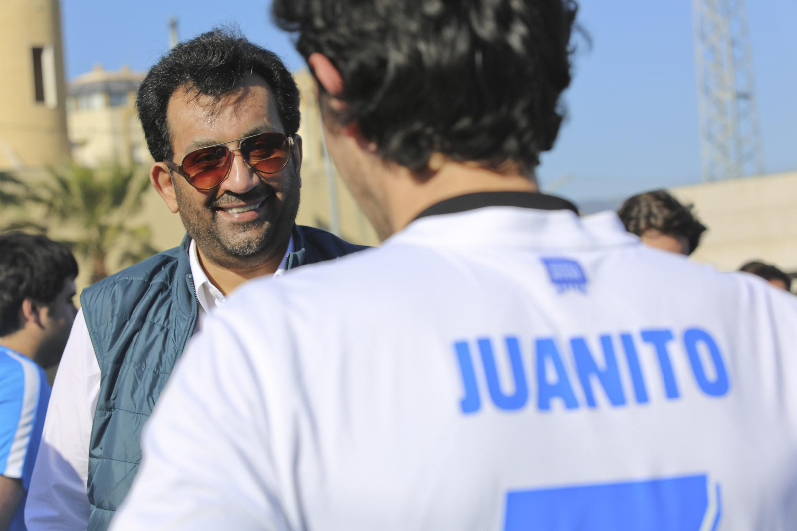 Las fotos del jeque Al-Thani con el Málaga Genuine