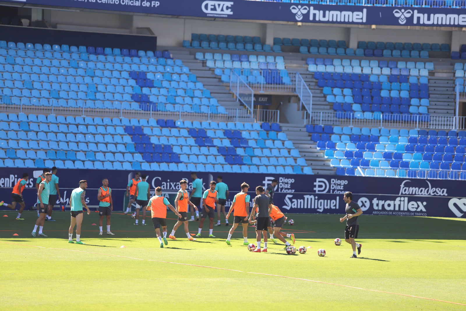 Las fotos del último entrenamiento del Málaga de la temporada