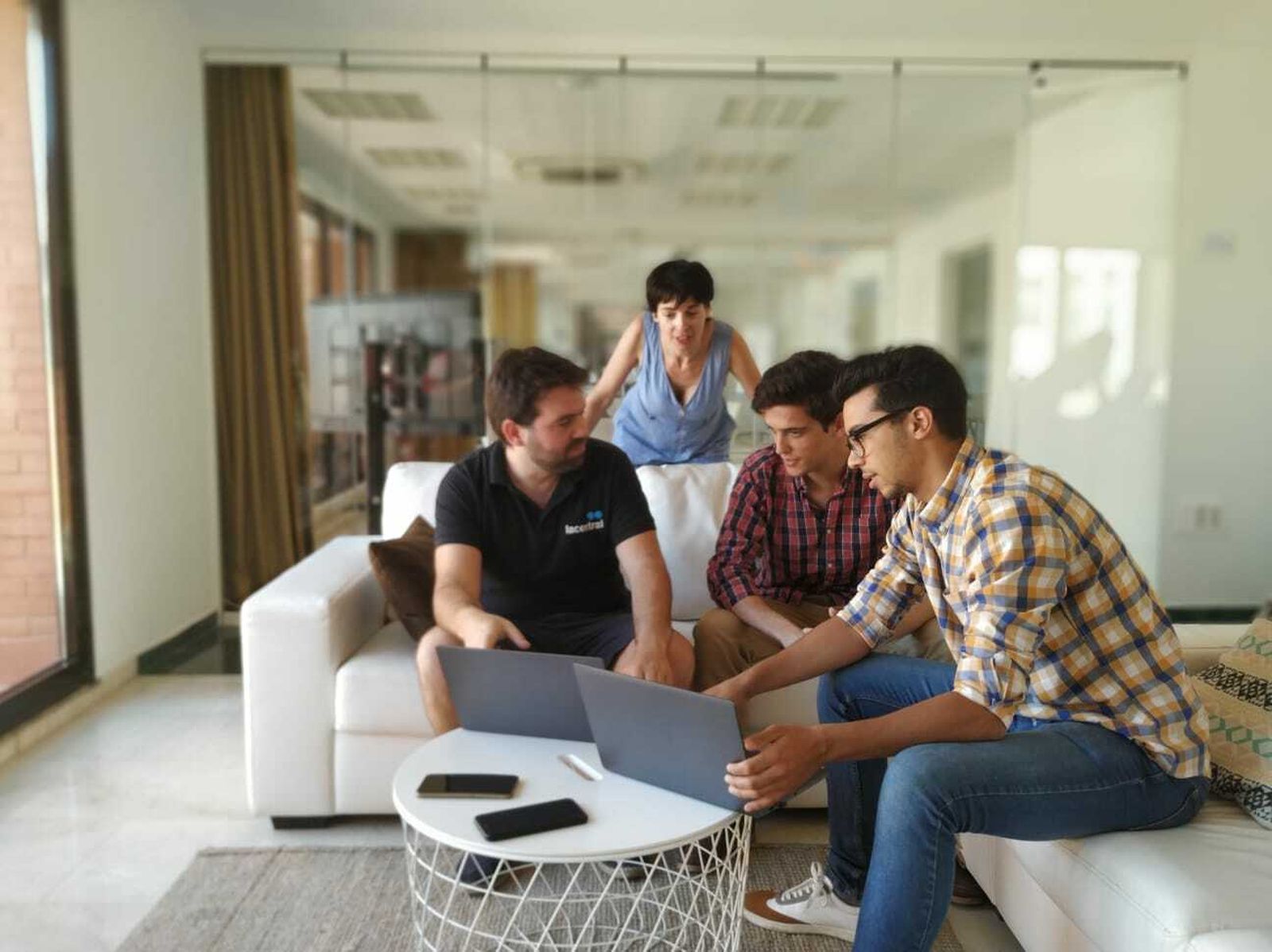 Parte del equipo de Enreda