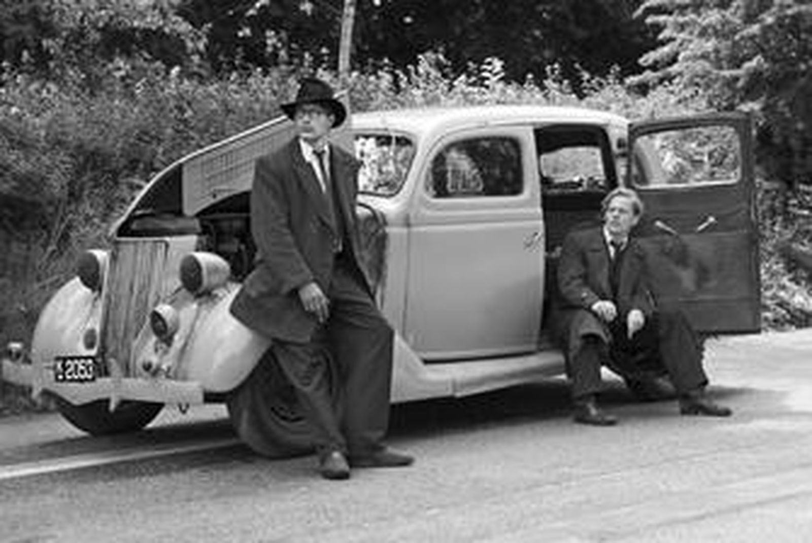 Flame y Citron: Mikkelsen y Lindhart antes de entrar en acción.