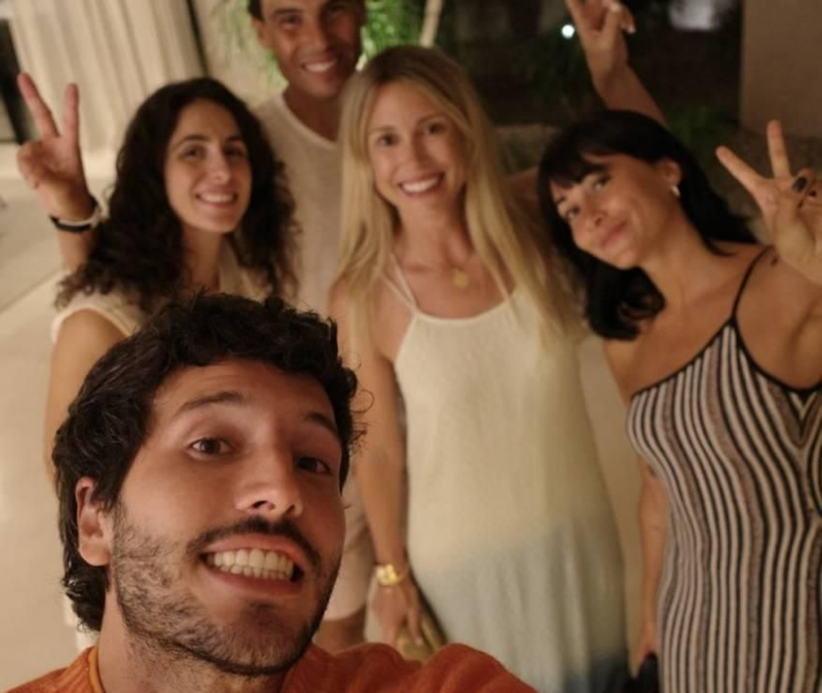 Sebastian Yatra y Aitana junto a Rafa Nadal y Mery Perelló Sebastian Yatra y Aitana junto a Rafa Nadal y Mery Perelló