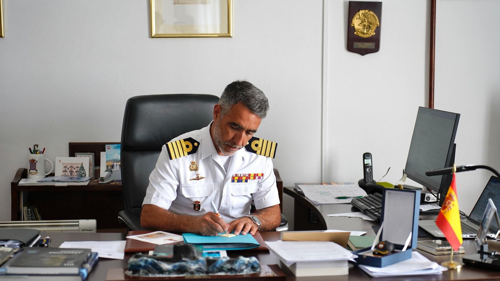 Fernando García, en su despacho de Algeciras Fernando García, en su despacho de Algeciras